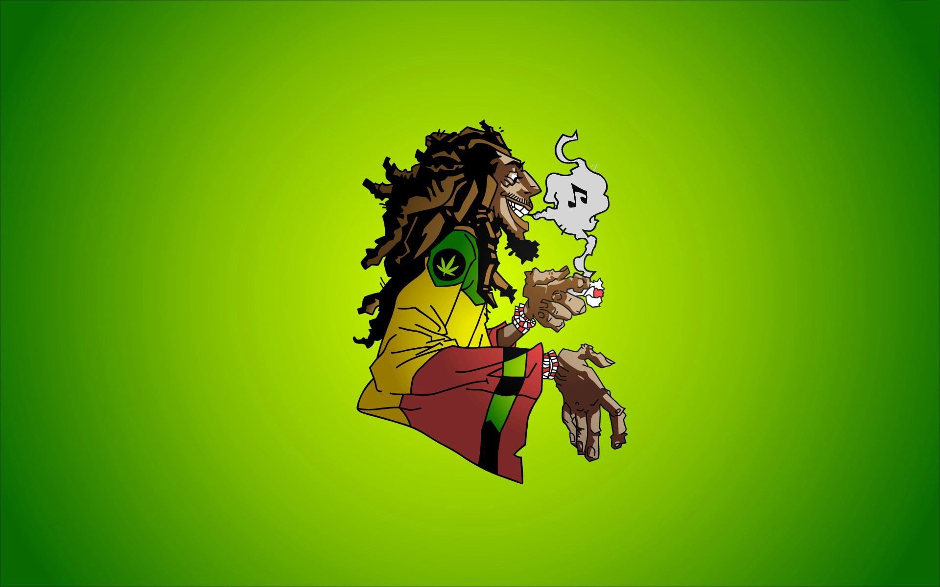 Personaggio cartone dreadlocks fumo, 1920x1200 Full HD+, iMac
