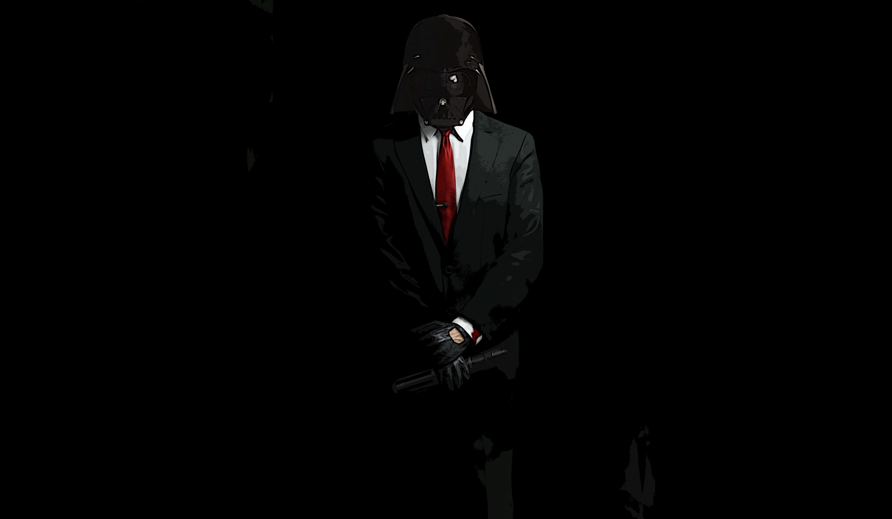 Uomo in ombra con pistola, 3790x2206 2K, Monitor Gaming