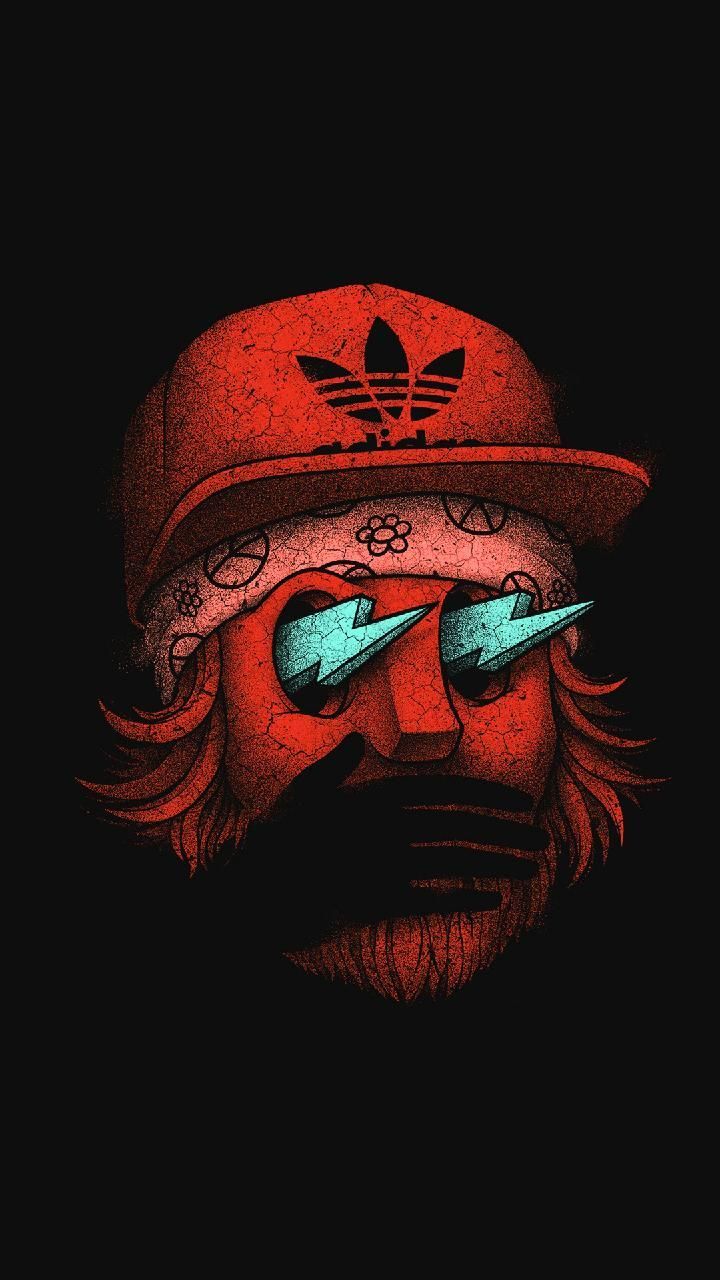Uomo con cappellino Adidas rosso, 720x1280 Verticale, Android