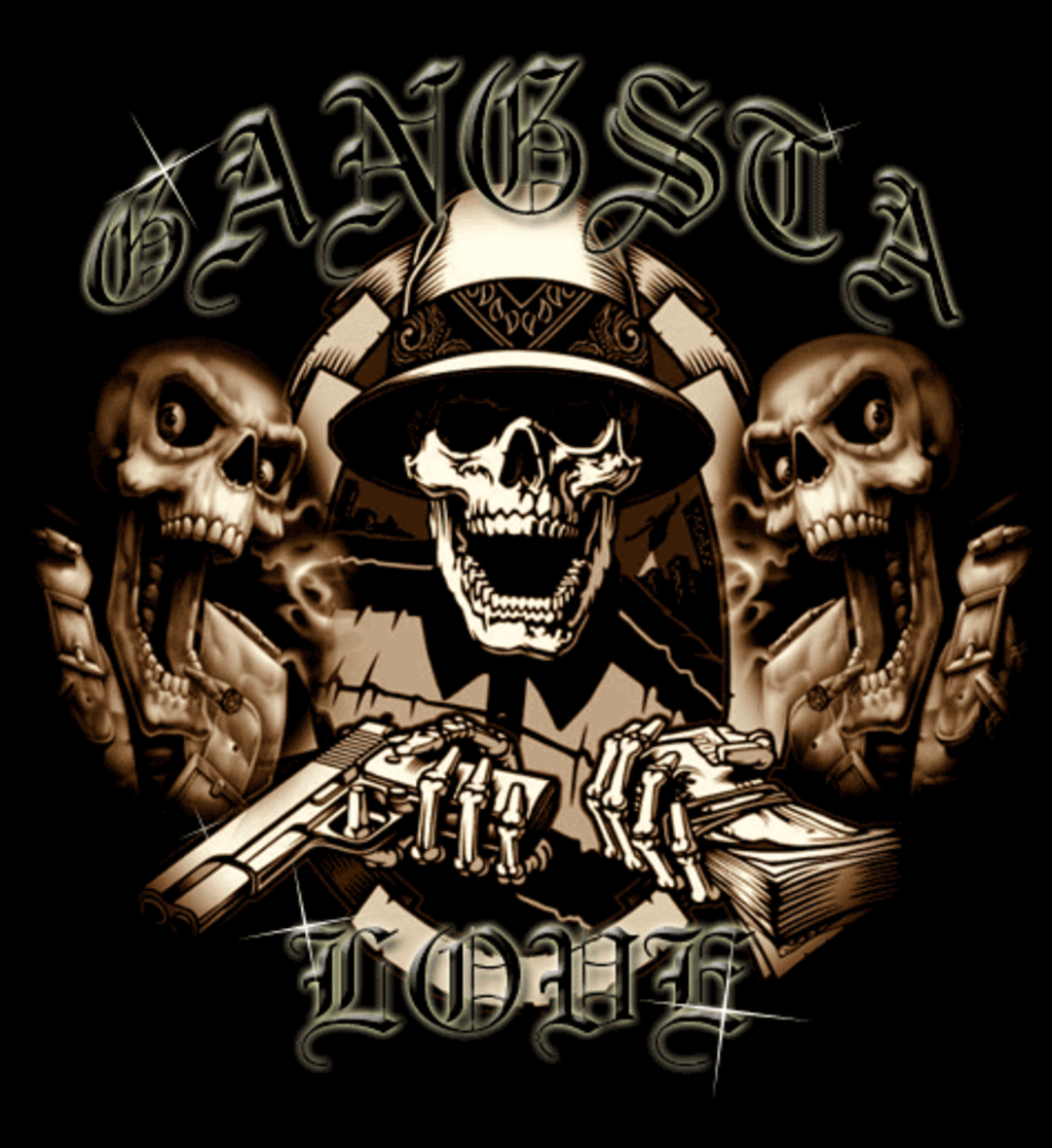 Teschio gangster con pistole, 1920x1080 1080p, Laptop
