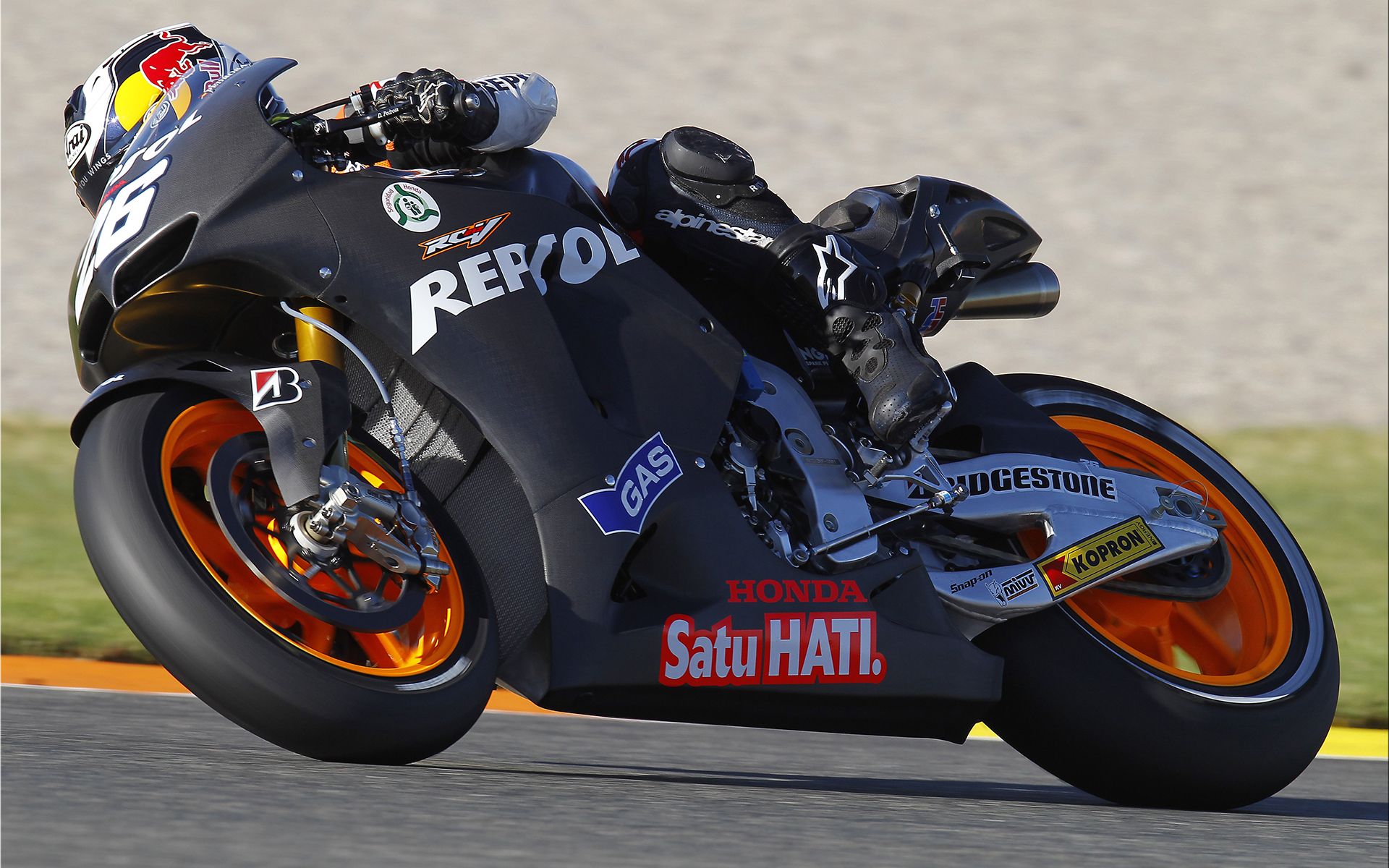 Moto Repsol in pista, 1920x1200 WUXGA, Desktop