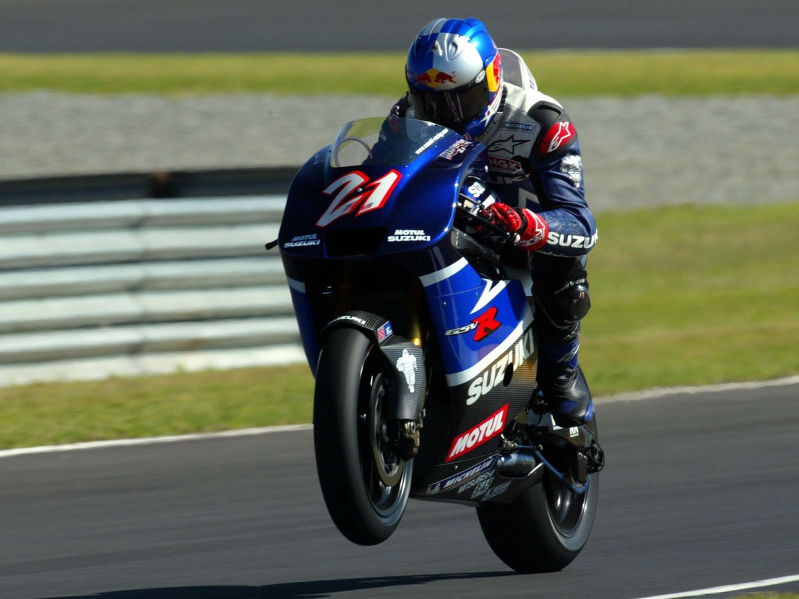Moto Suzuki MotoGP pista blu, 1600x1200 HD, Lenovo Legion