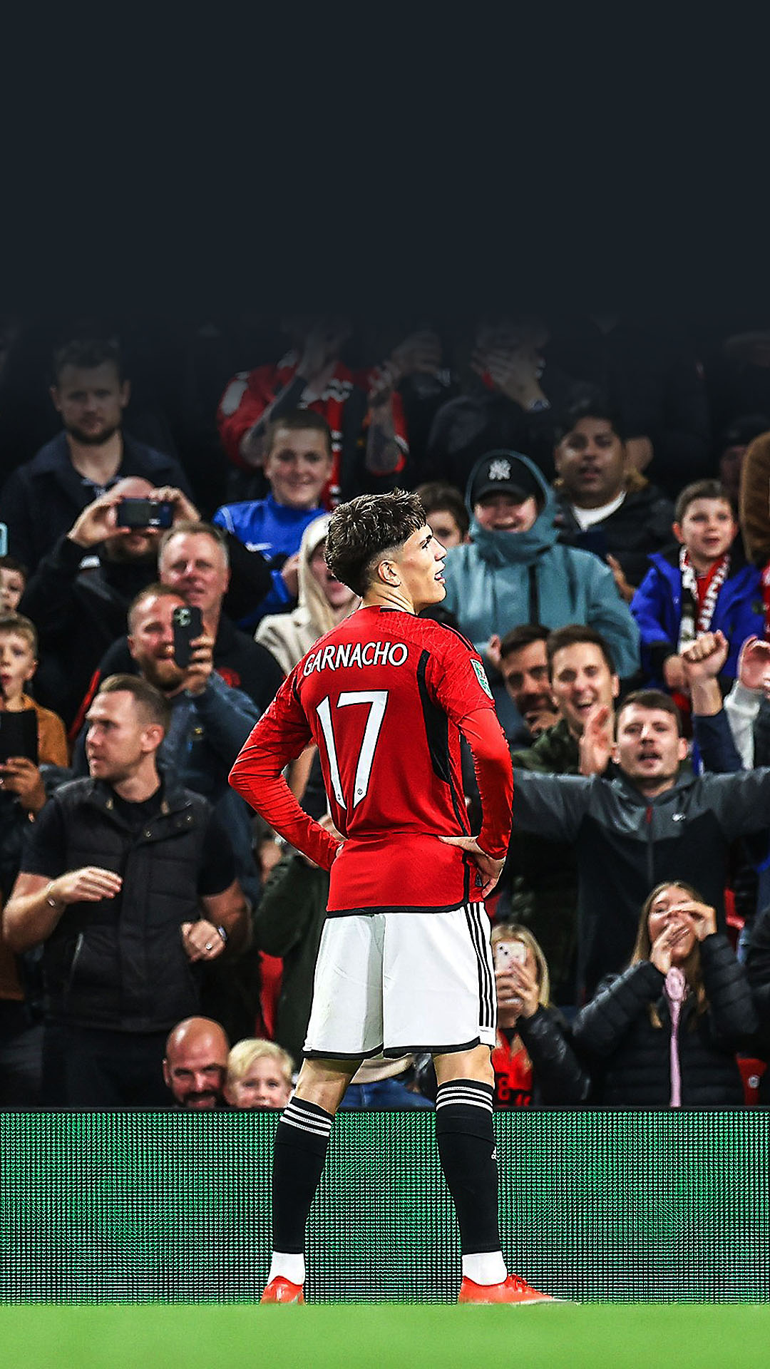 Garnacho Manchester United campo, 1080x1920 Verticale, Mobile