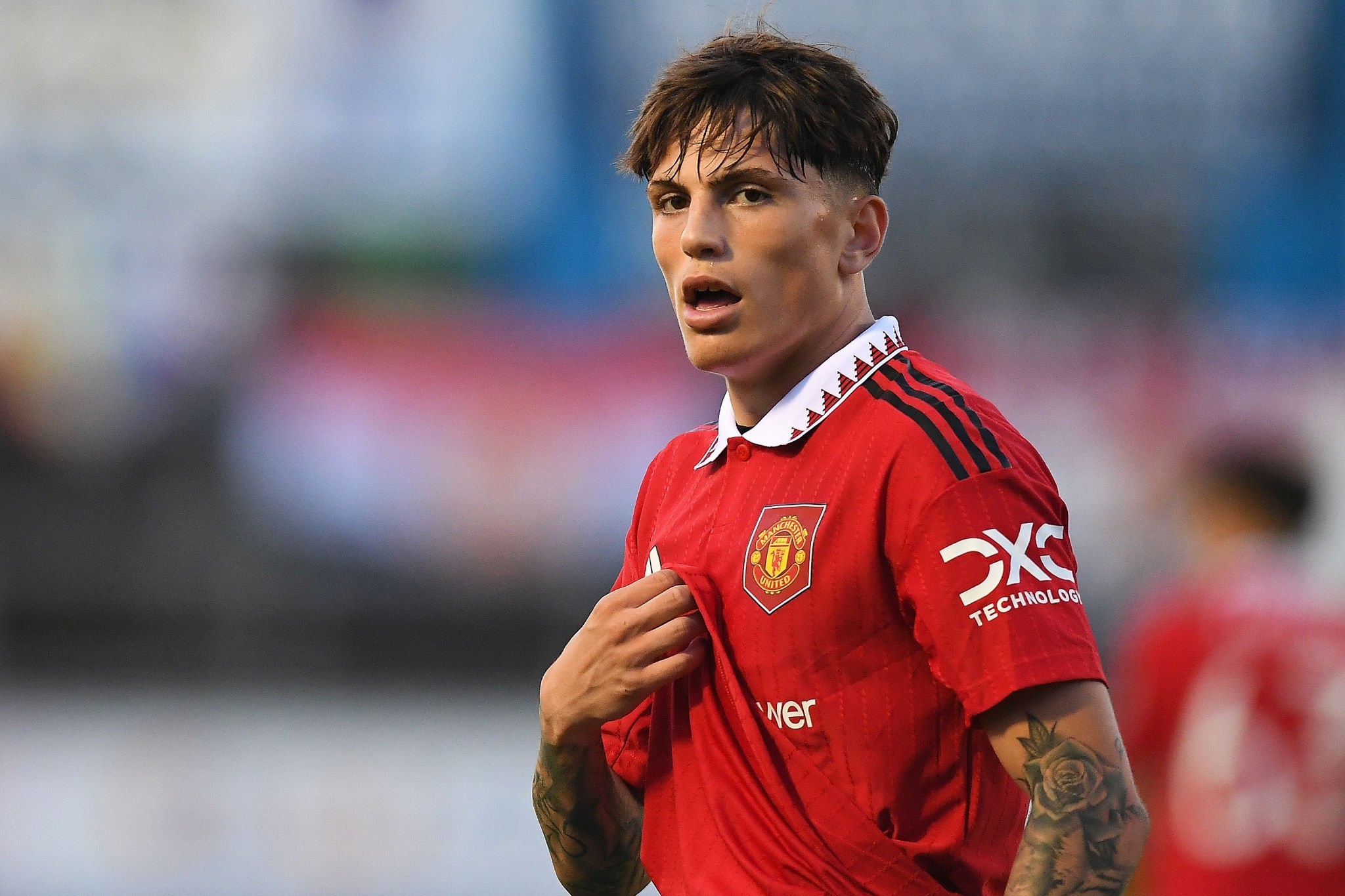Calciatore Manchester United Garnacho, 2048x1365 Hi-Res, Desktop