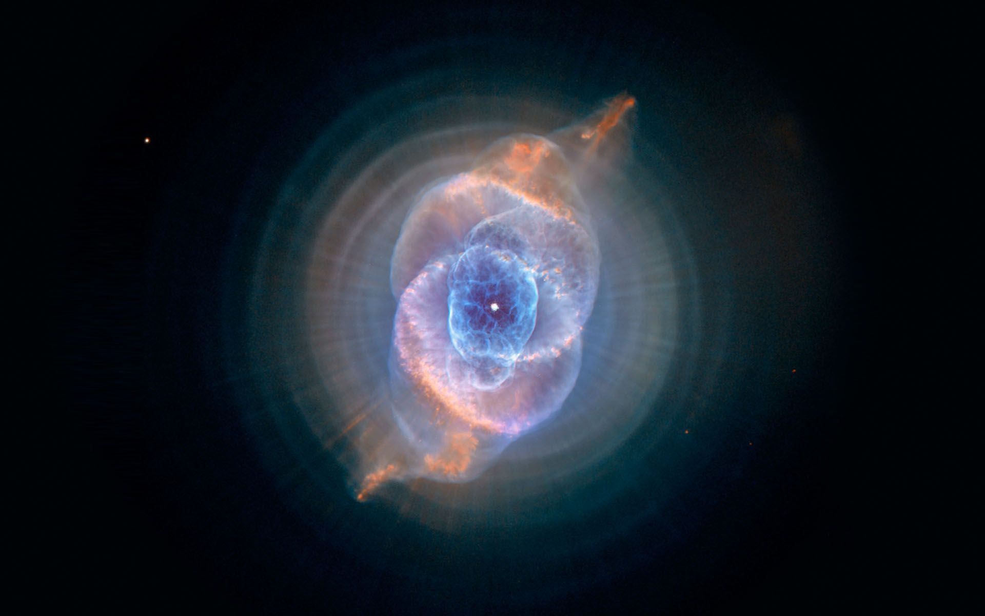 Nebulosa blu con pianeti, 1920x1200 Full HD+ WUXGA, Desktop