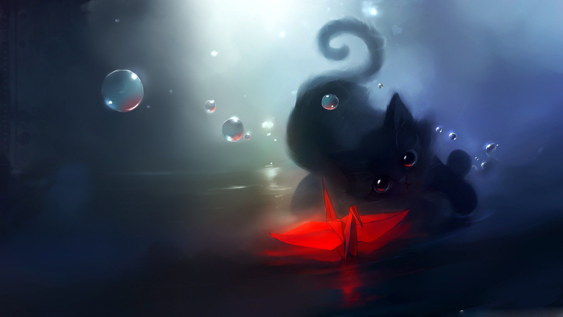Gatto bianco su sfondo scuro, 1190x706 HD, PC