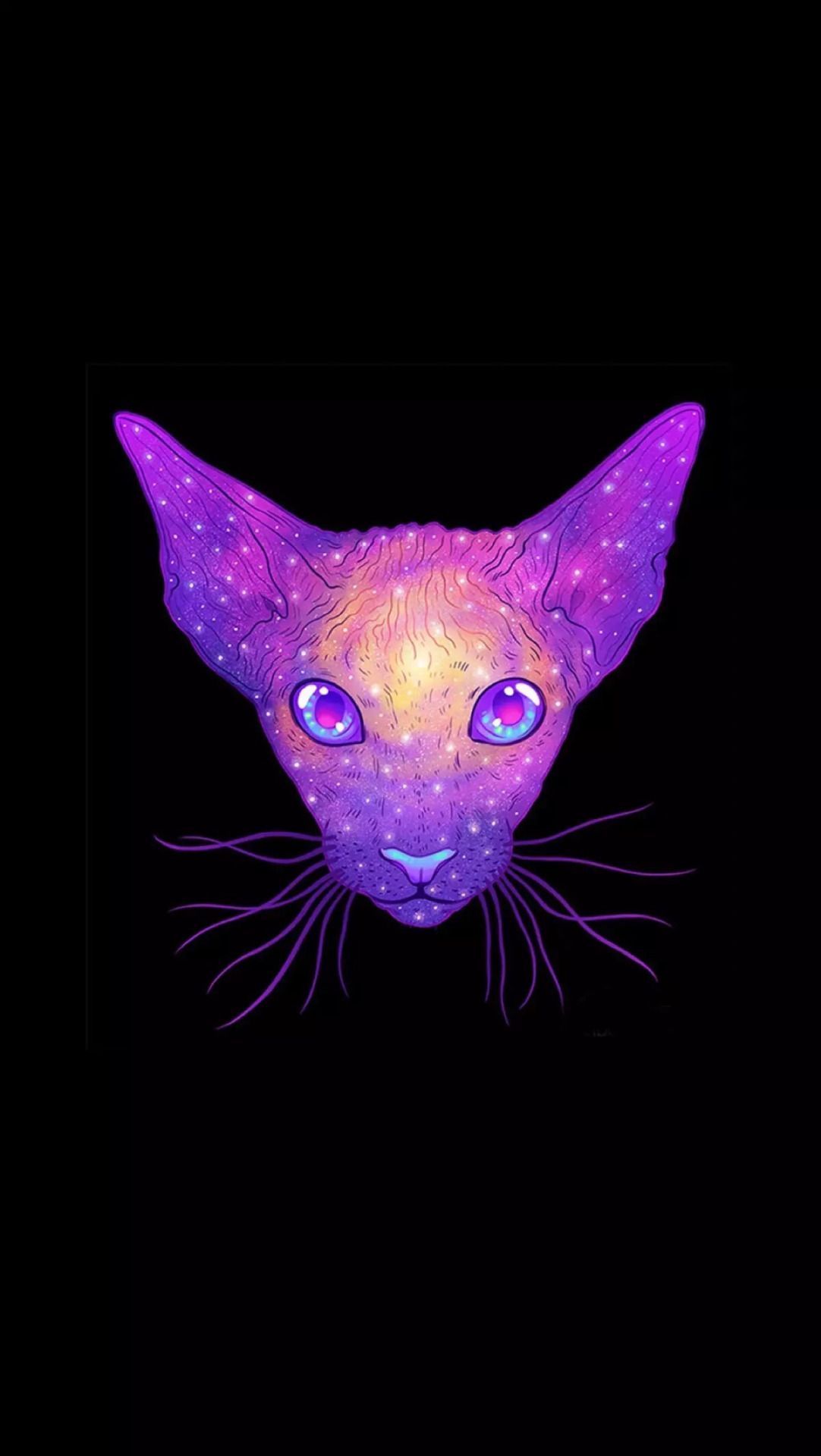 Gatto nebulosa spaziale arancione, 1920x1080 Full HD, Desktop