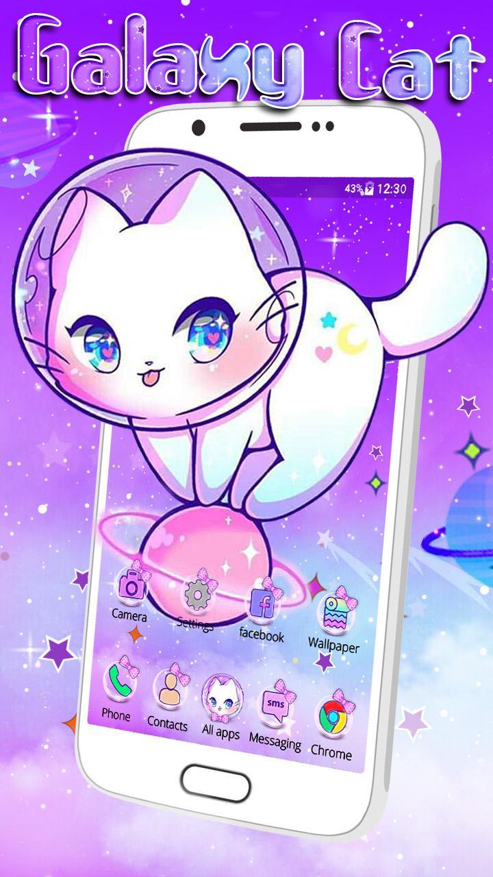 Gatto galattico con stelle, 3840x2160 UHD, PC 4K