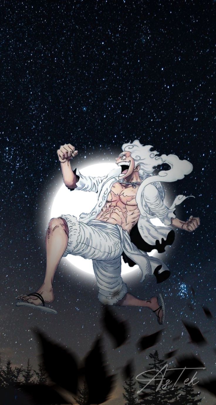 Luffy Gear 5 One Piece, Eiichiro Oda, 736x1379 Full HD Verticale, Smartphone