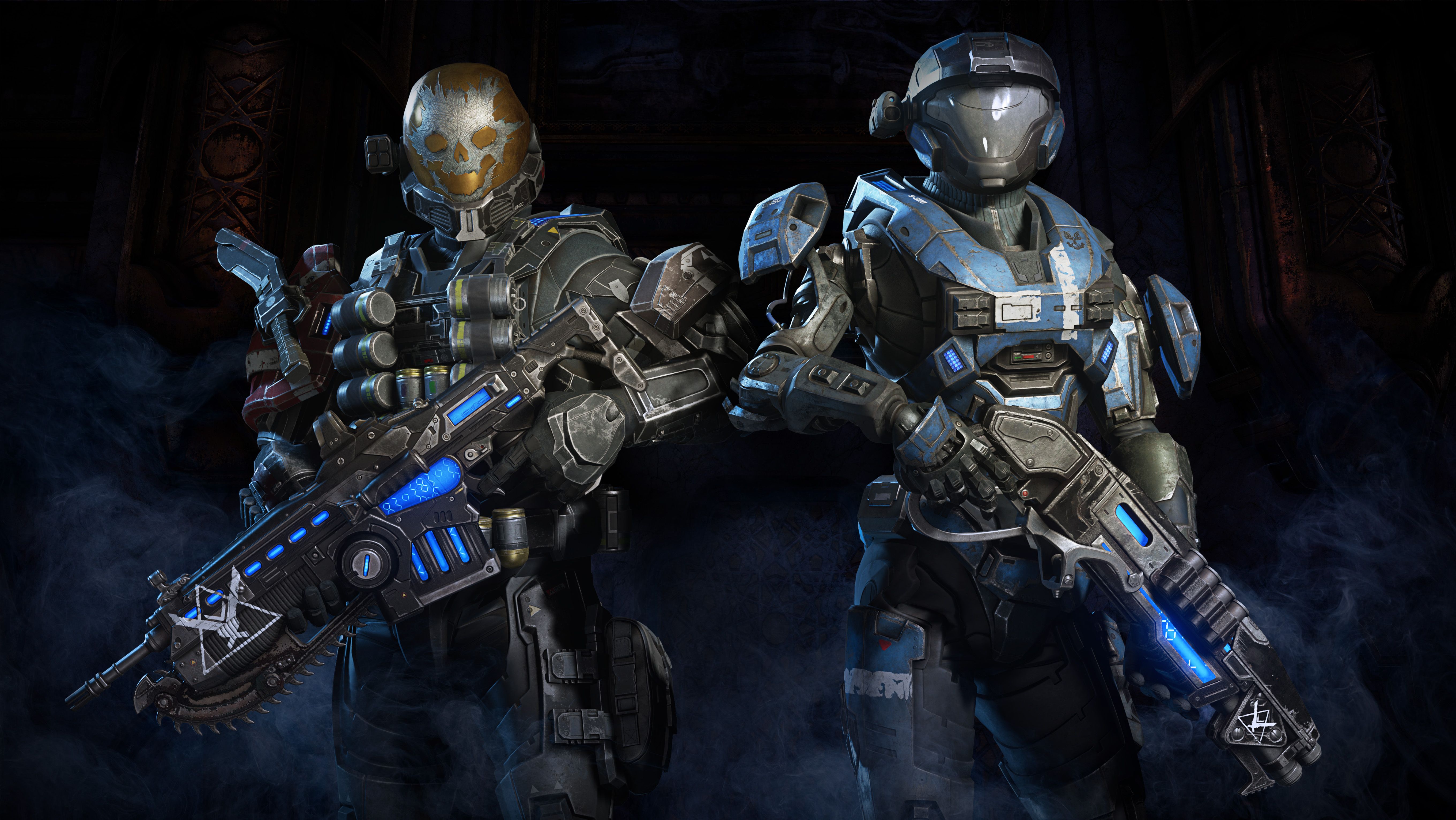 Soldati corazzati Gears of War Halo, Master Chief, 5440x3063 Ultra HD, 4K TV