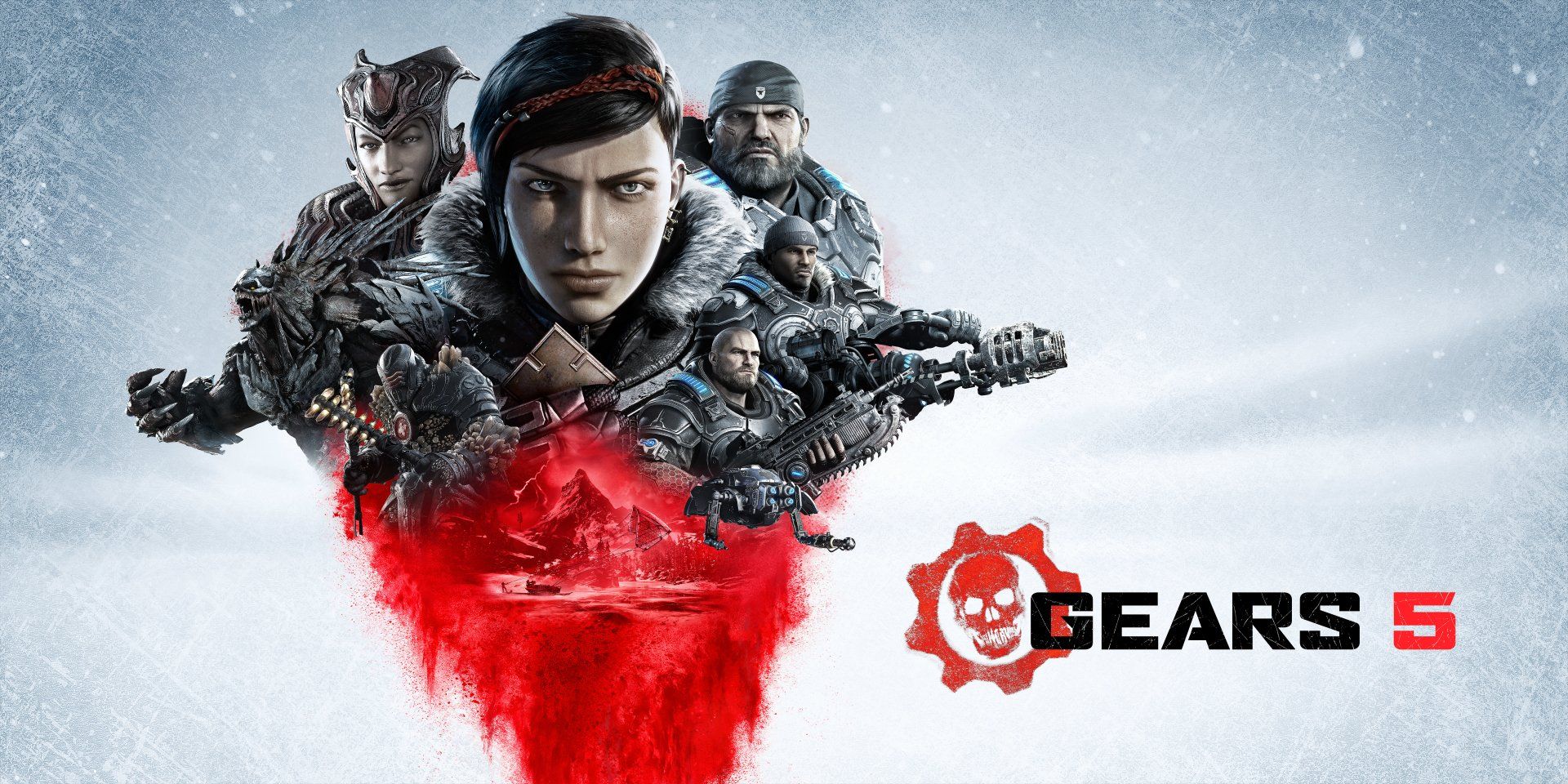 Gears 5 personaggi soldati neve, 1920x960 1080p, Desktop
