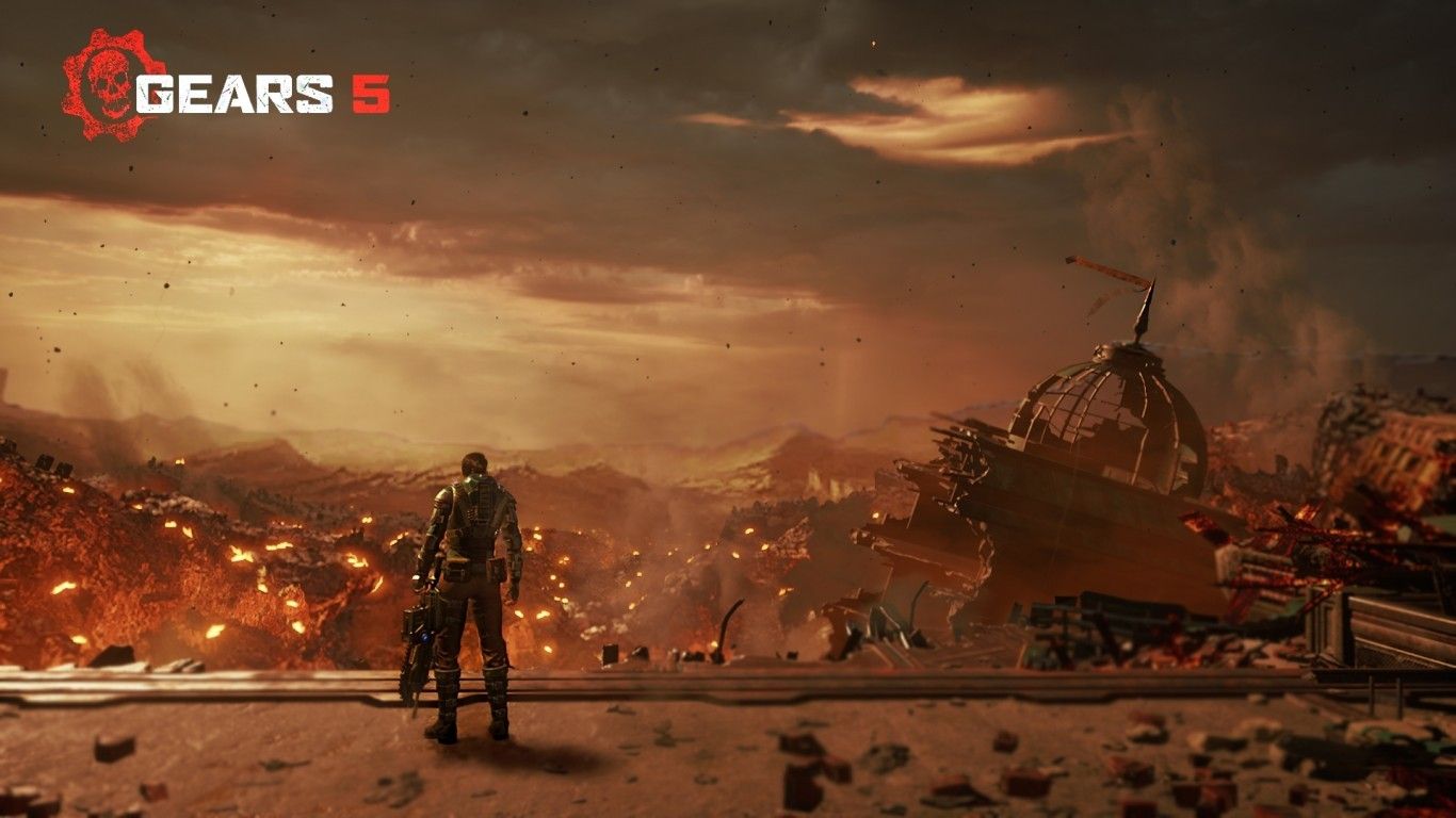 Gears 5 zona di guerra, 1366x768 HD, Desktop