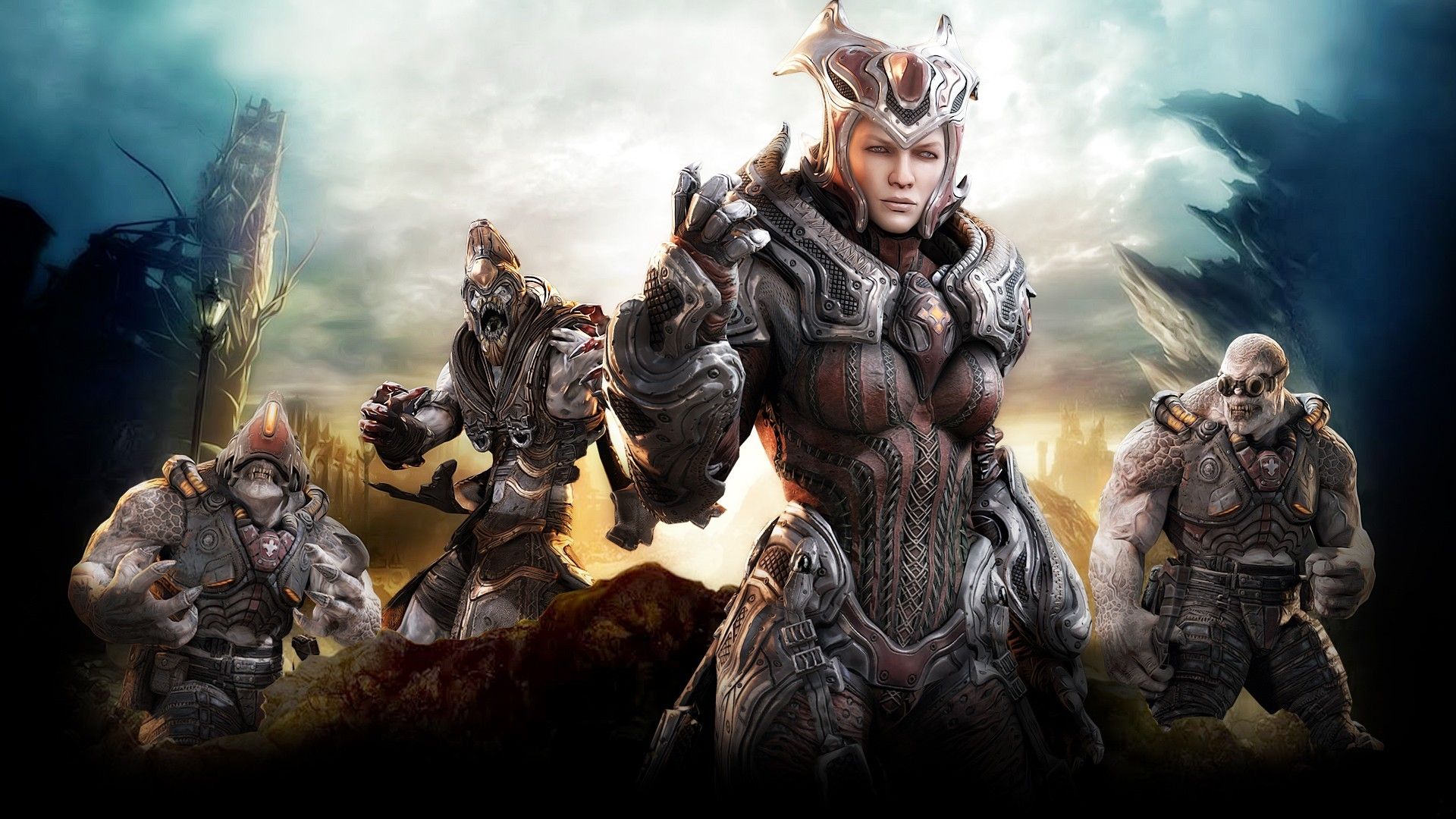 Personaggi Gears of War armatura, 1920x1080 1080p, Desktop