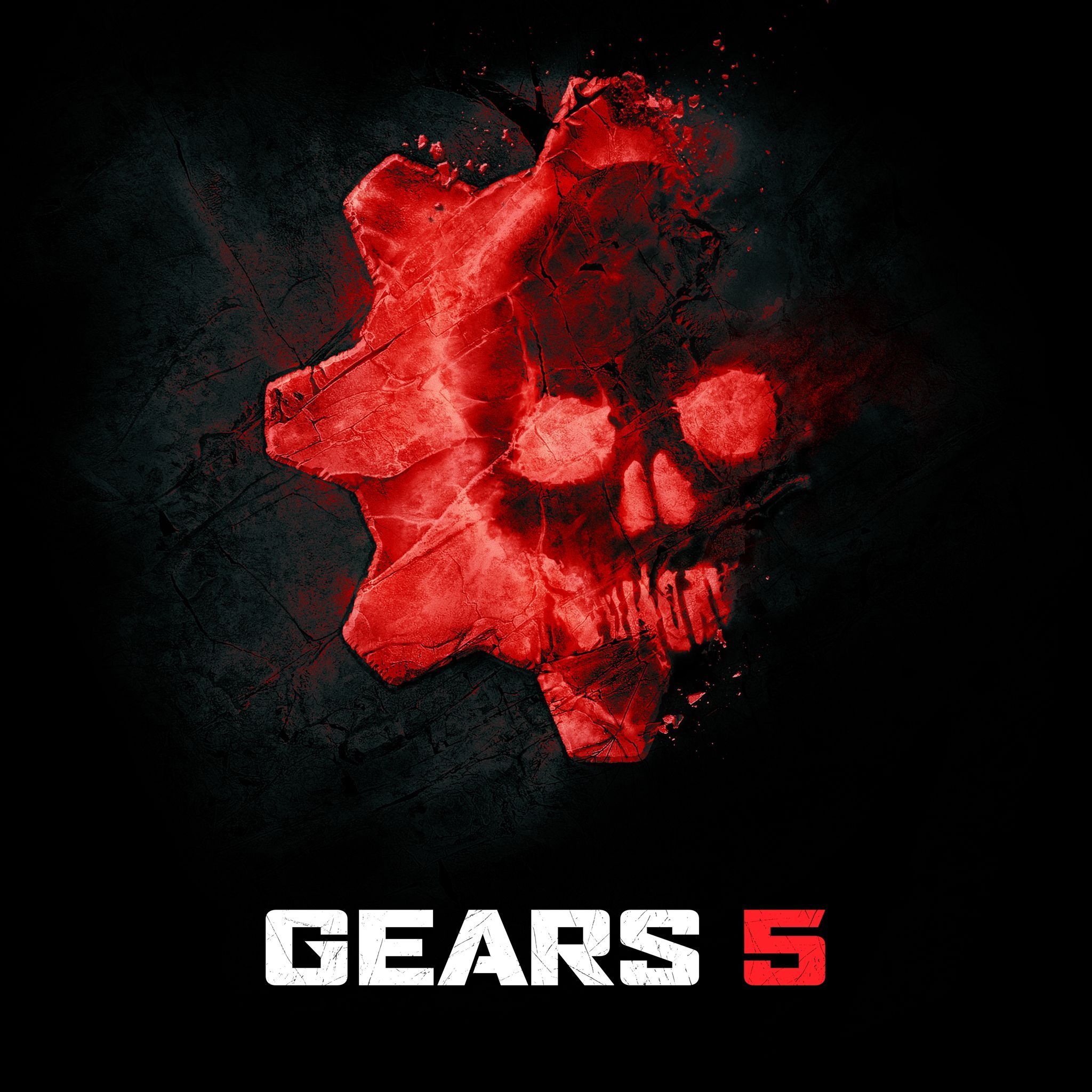 Logo teschio Gears of War, 2048x2048 alta risoluzione, PC