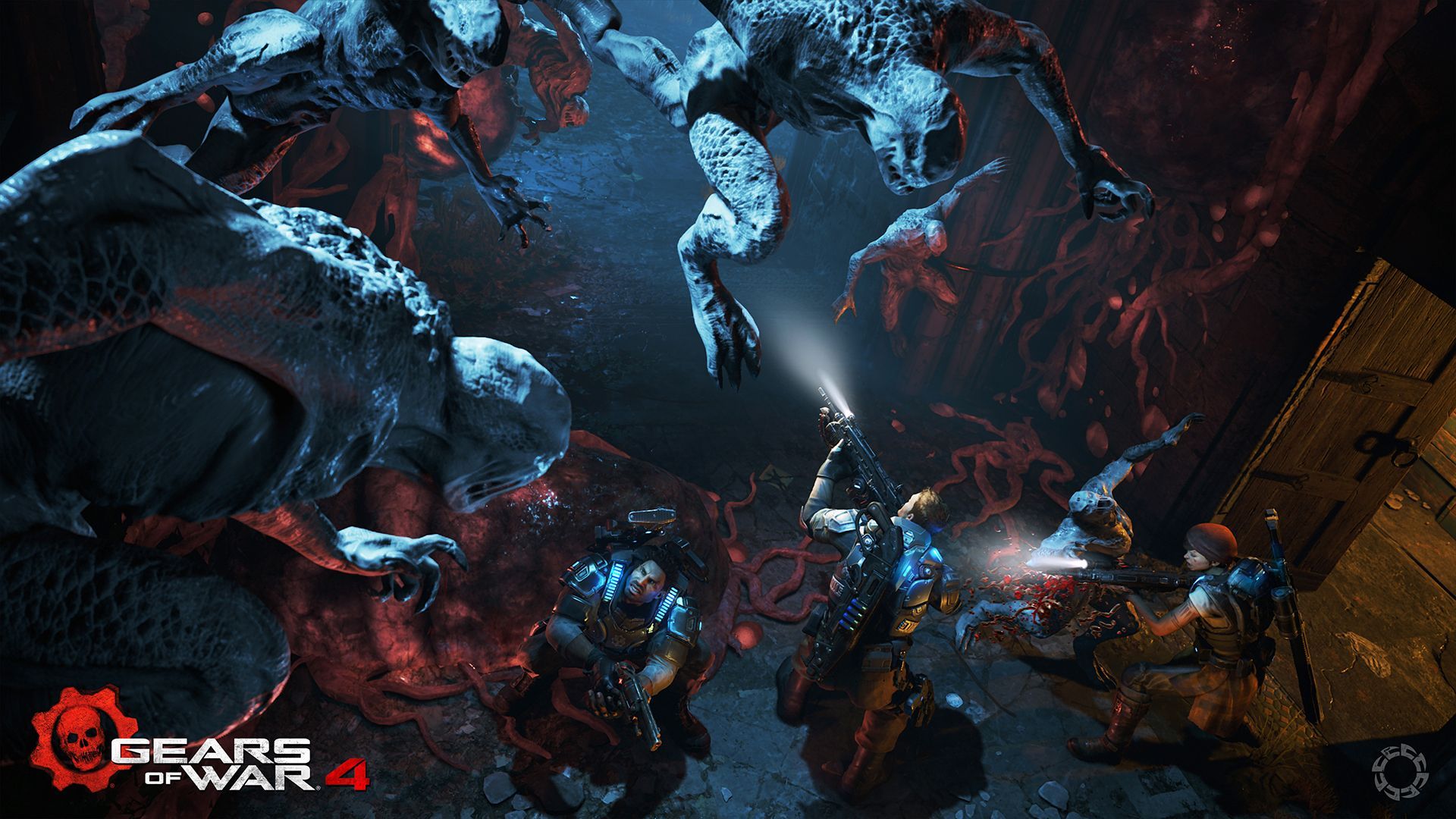 Gears of War soldati contro mostri, 1920x1080 Full HD, Desktop
