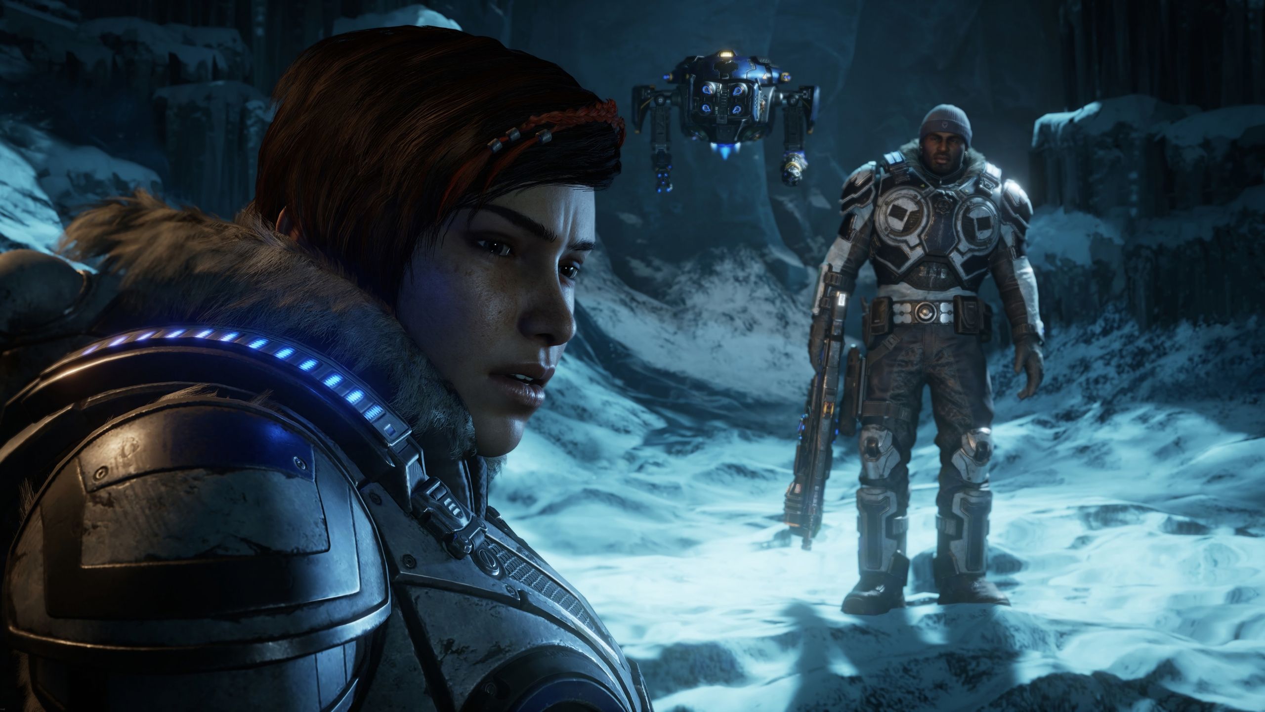 Personaggi Gears of War 5 neve, 2560x1440 1440p, Desktop