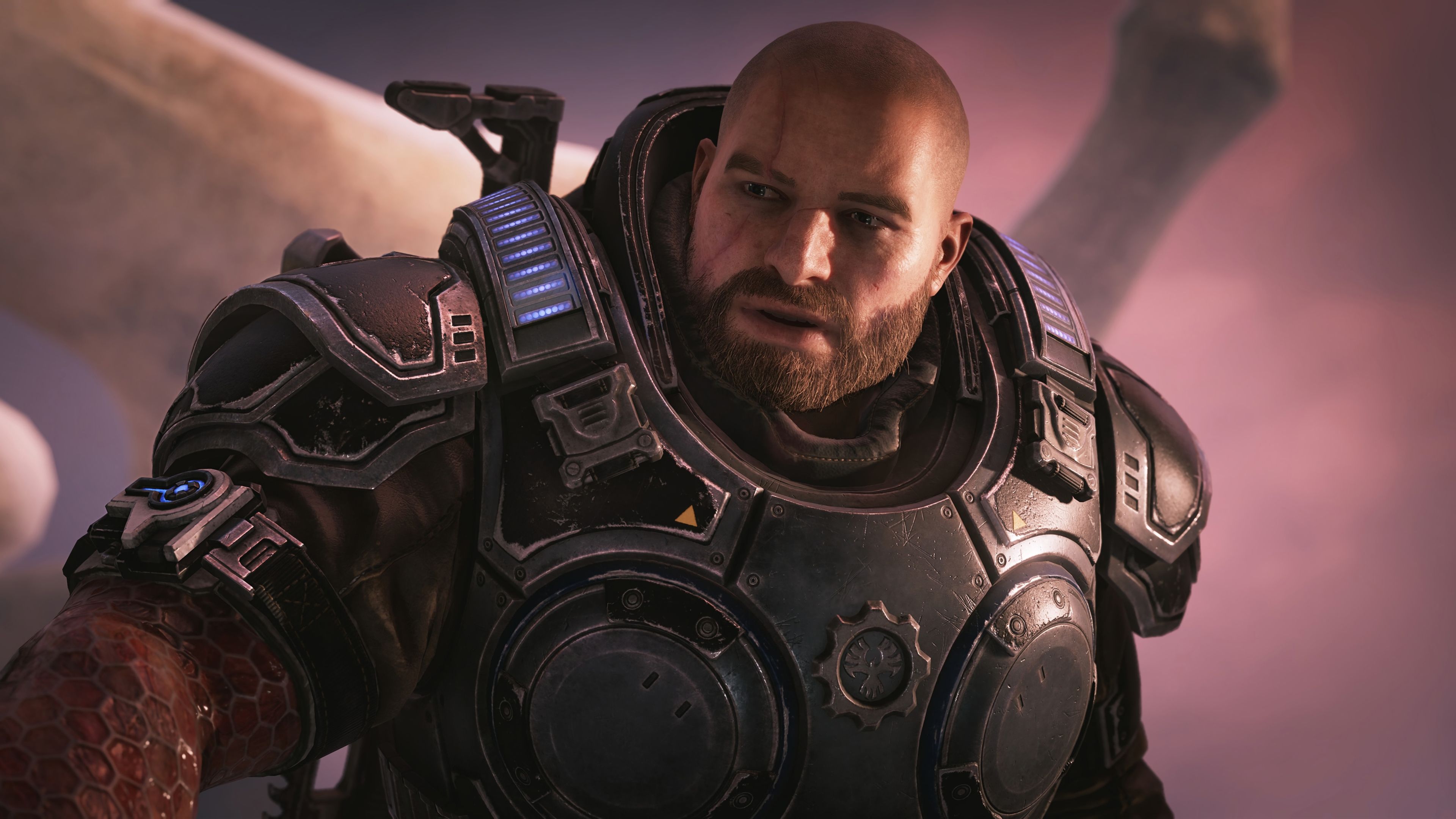Soldato Gears of War corazzato, 3840x2160 4K, Monitor 4K