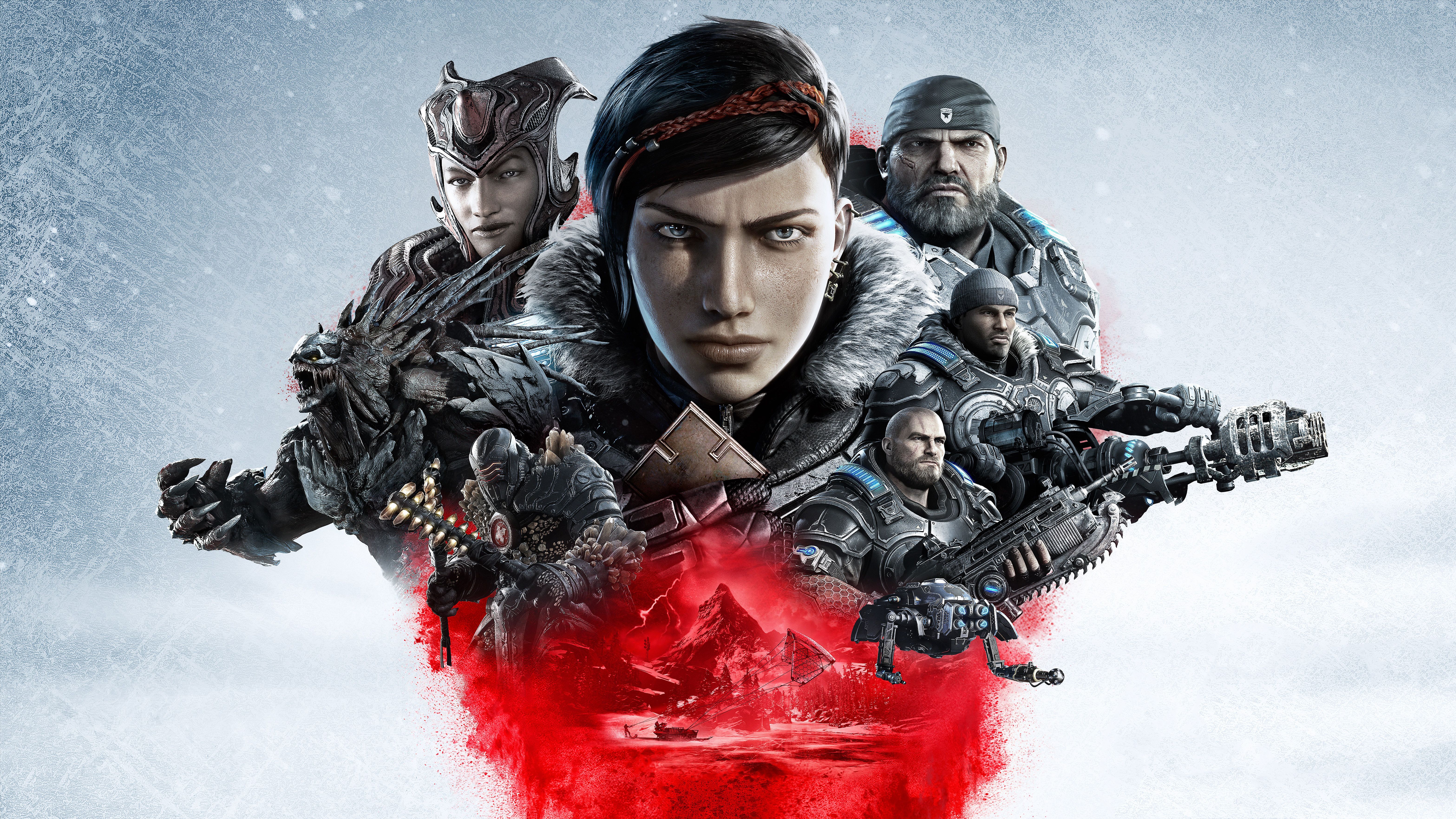 Personaggi Gears of War 5, 6269x3526 UHD, PC 4K