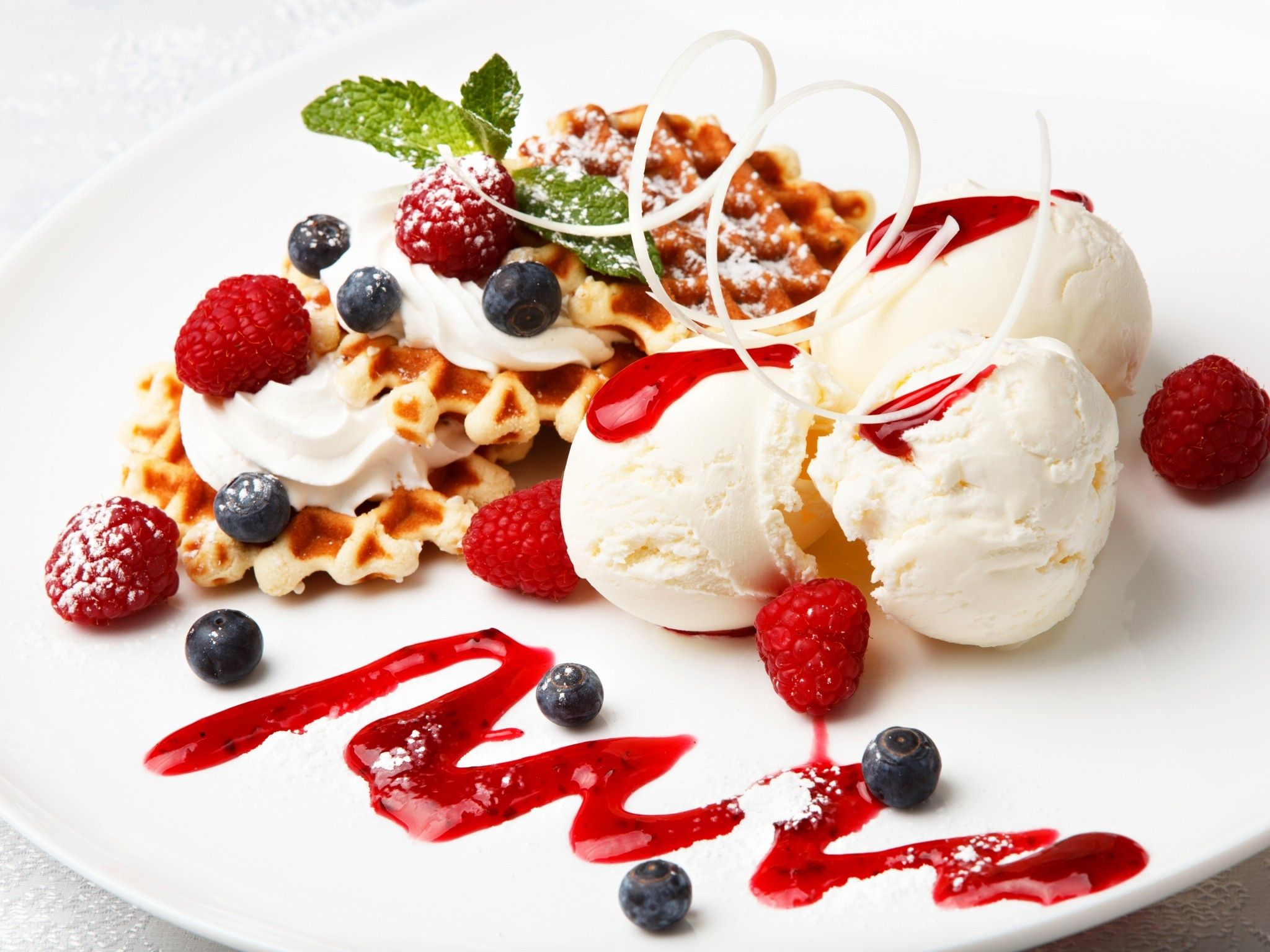 Sfondi di Gelato e Frutta