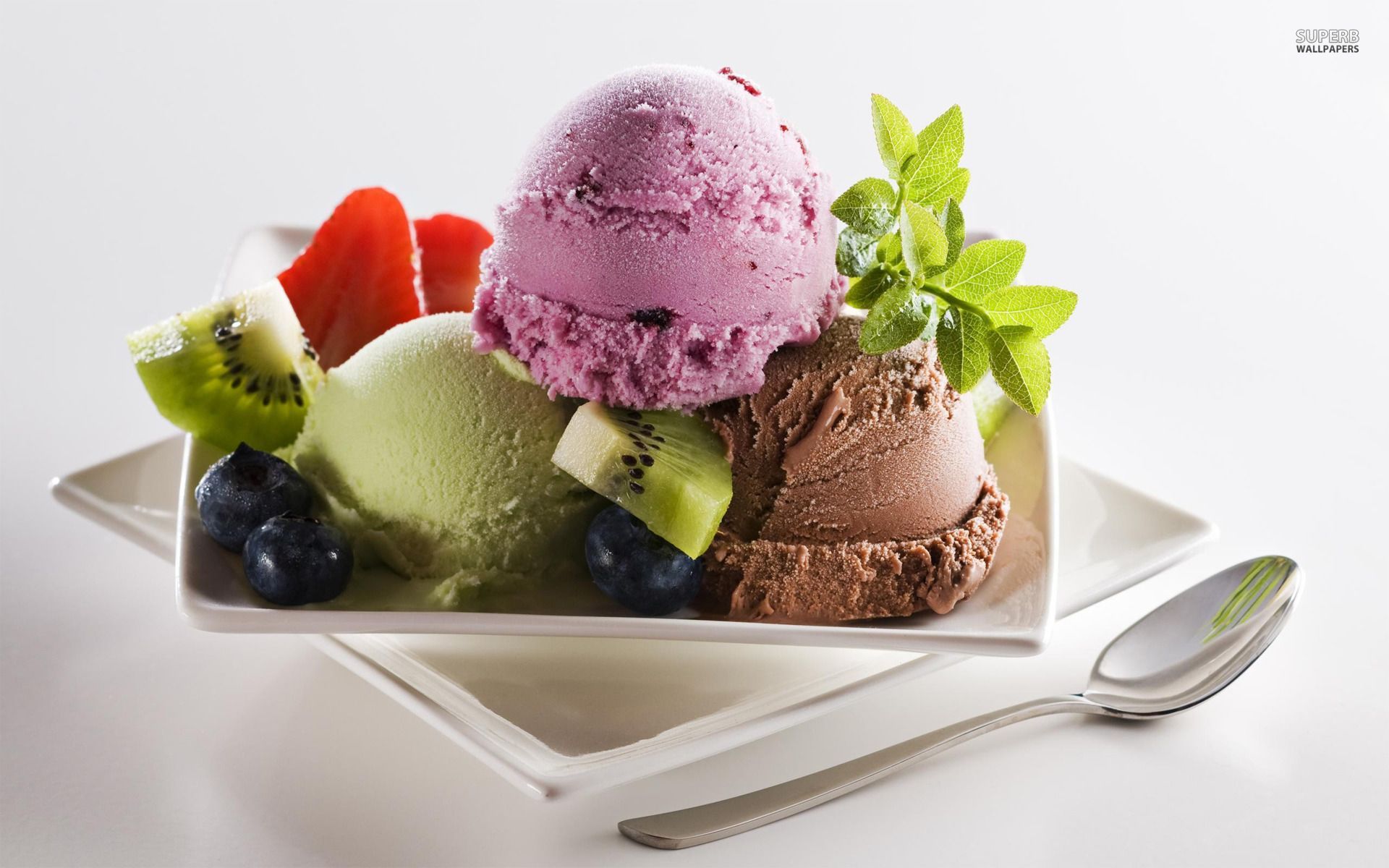 Gelato con frutta fresca, 1920x1200 Full HD+ WUXGA, Desktop