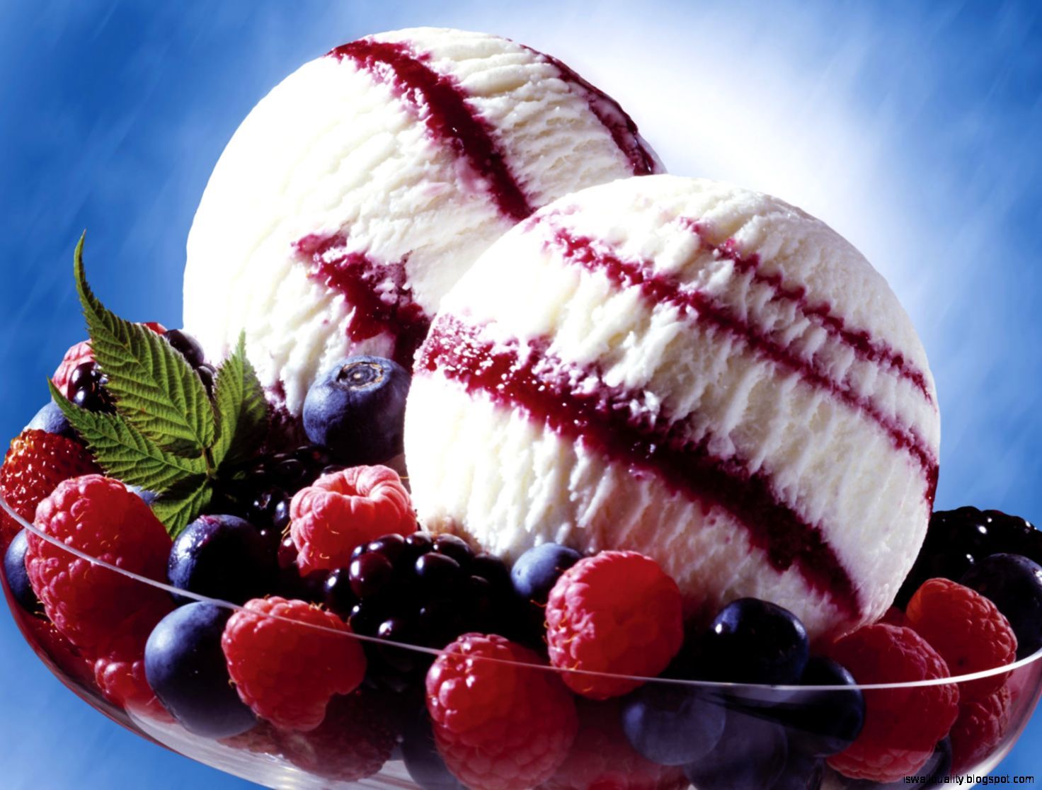 gelato alla vaniglia con frutti di bosco, 1472x1116 HD, Desktop