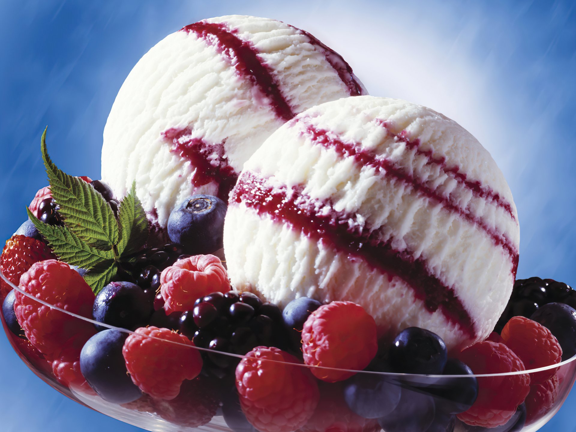 Coppa gelato vaniglia con frutti bosco, 1920x1440 Full HD+, Desktop