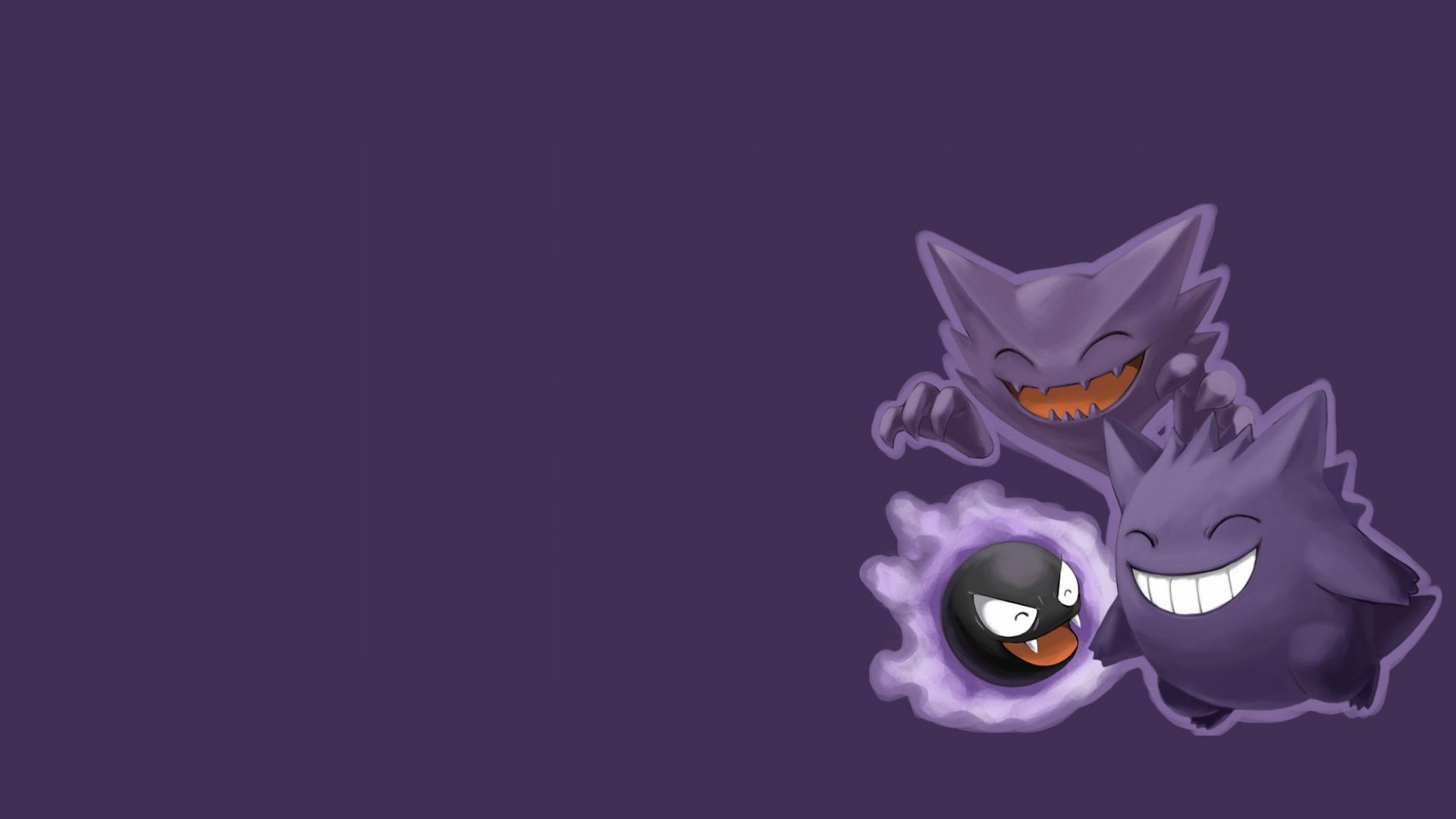 Gengar Haunter Gastly Pokémon, 1920x1080 Full HD, Desktop