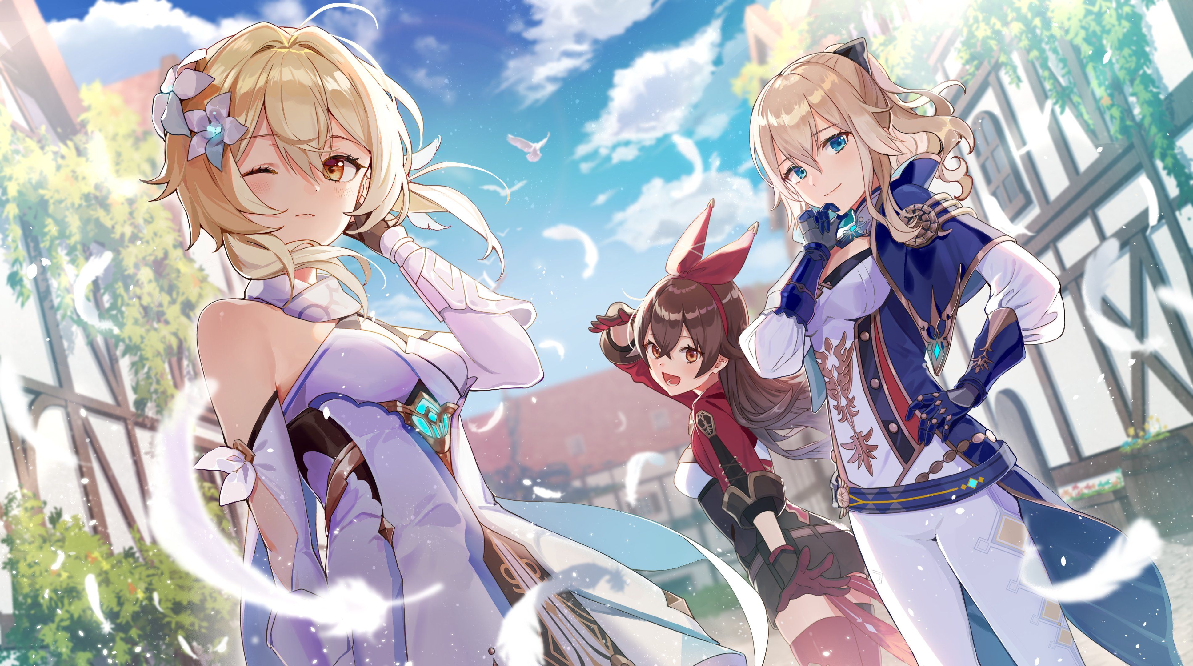Personaggi Genshin Impact, 3877x2164 Ultra HD, 4K TV