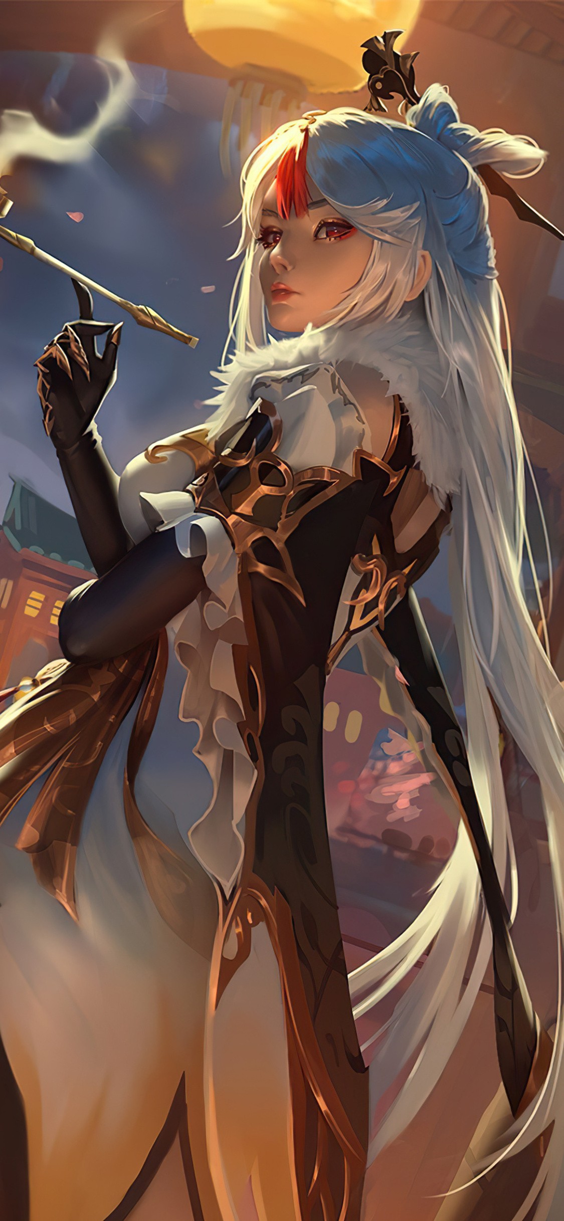 Ningguang Genshin Impact personaggio, 1125x2436 Full HD Verticale, Smartphone