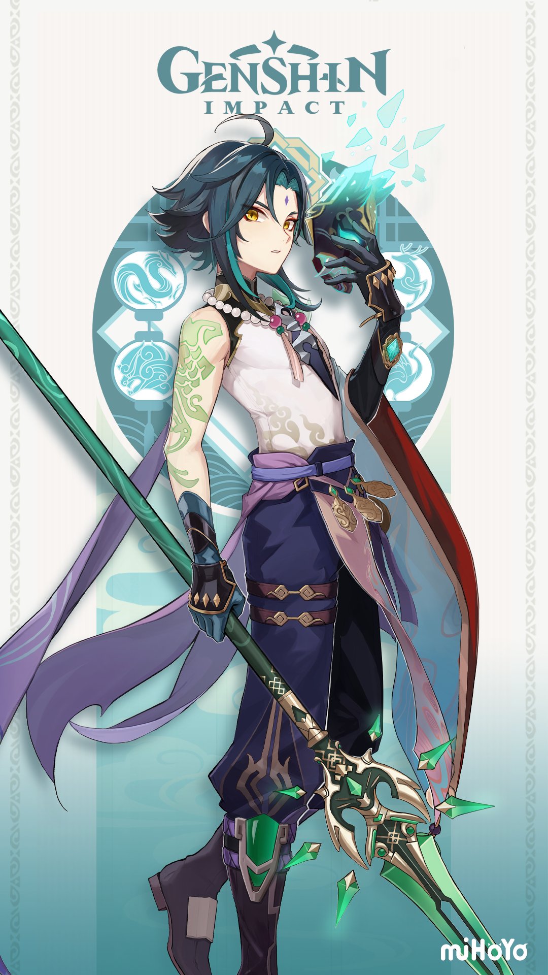 Xiao Genshin Impact personaggio, 1080x1920 Full HD Verticale, Samsung Galaxy