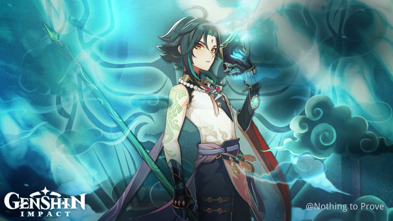 Xiao Genshin Impact personaggio, 1316x740 720p, PC