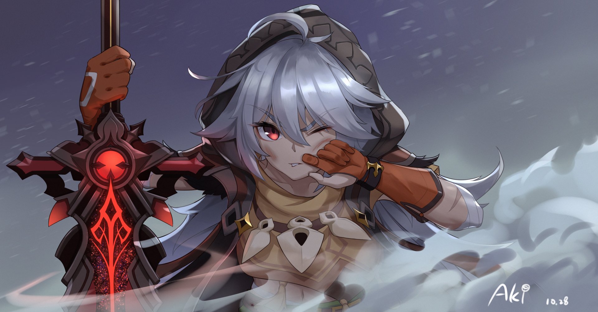 Razor Genshin Impact, 1920x1001 Full HD 1080p, Desktop