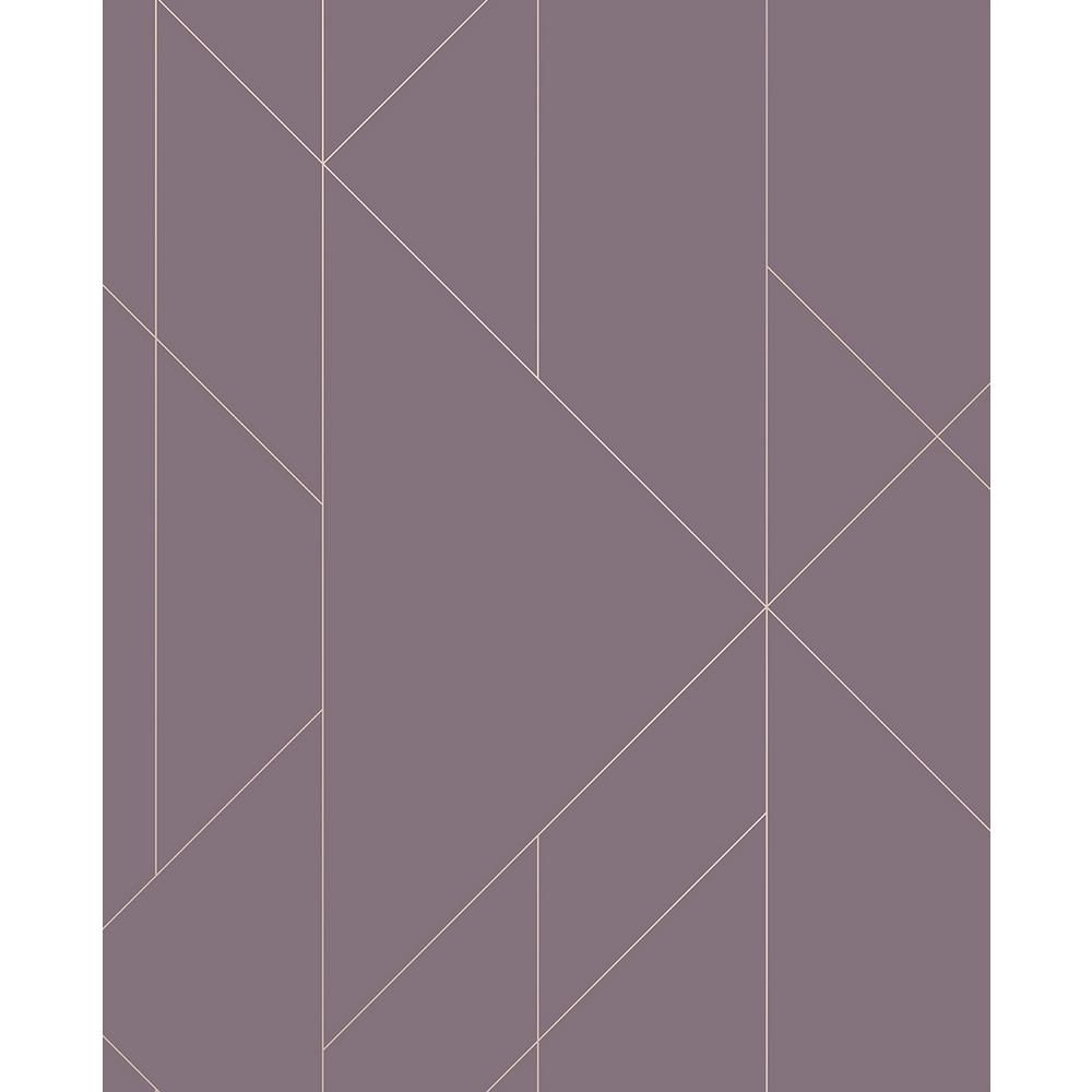 Linee geometriche viola malva, 1000x1000 HD, Desktop
