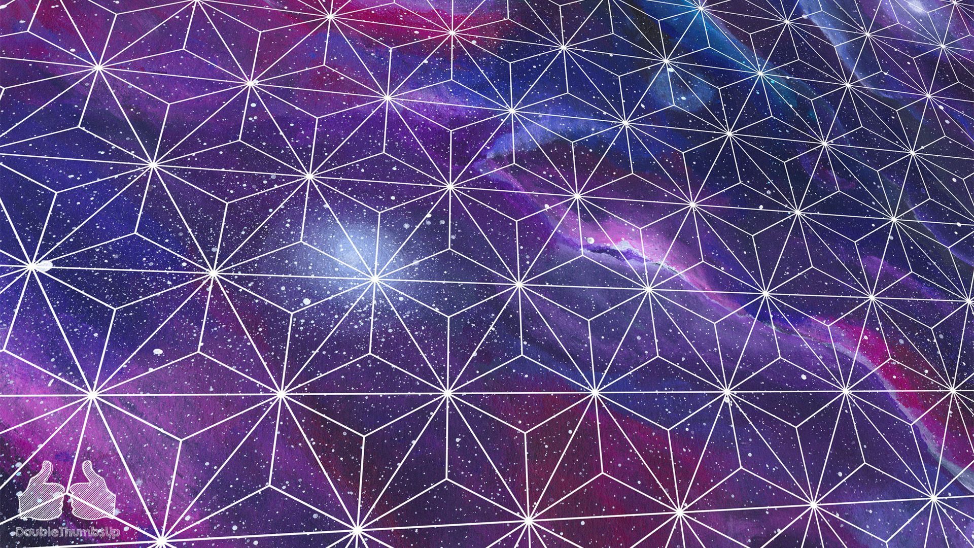 Forma geometrica astratta viola, 2560x1440 2K QHD, PC