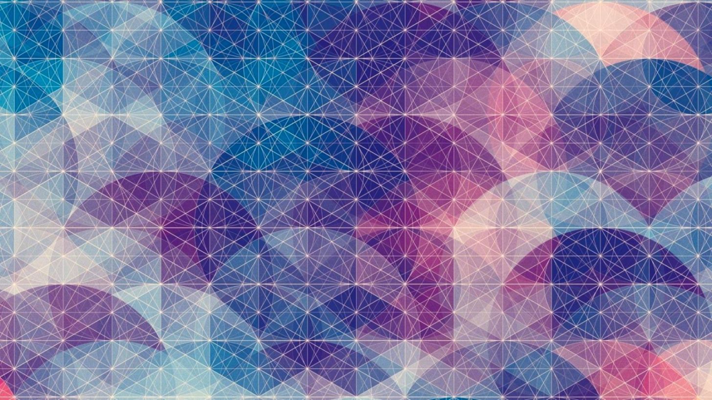Forme geometriche viola sfumate, 1920x1080 Full HD, Laptop