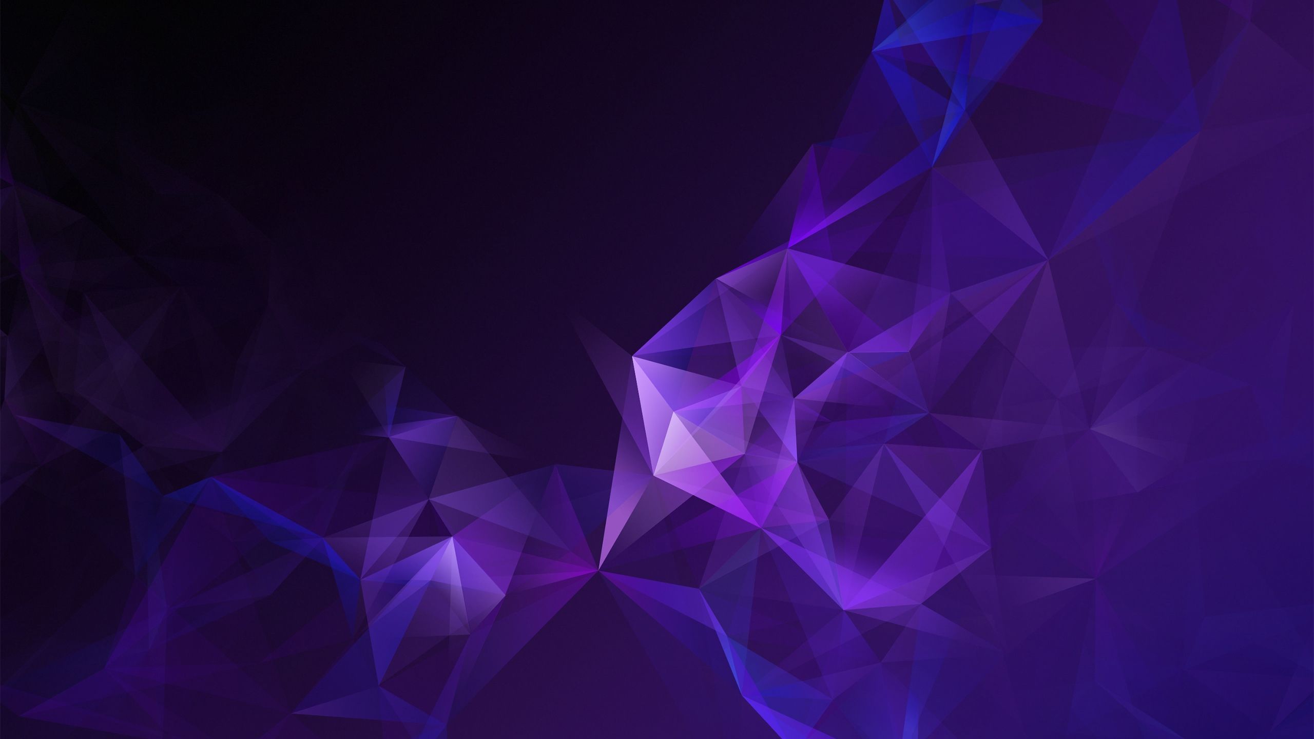Triangoli geometrici viola scuro, 1280x720 720p, PC