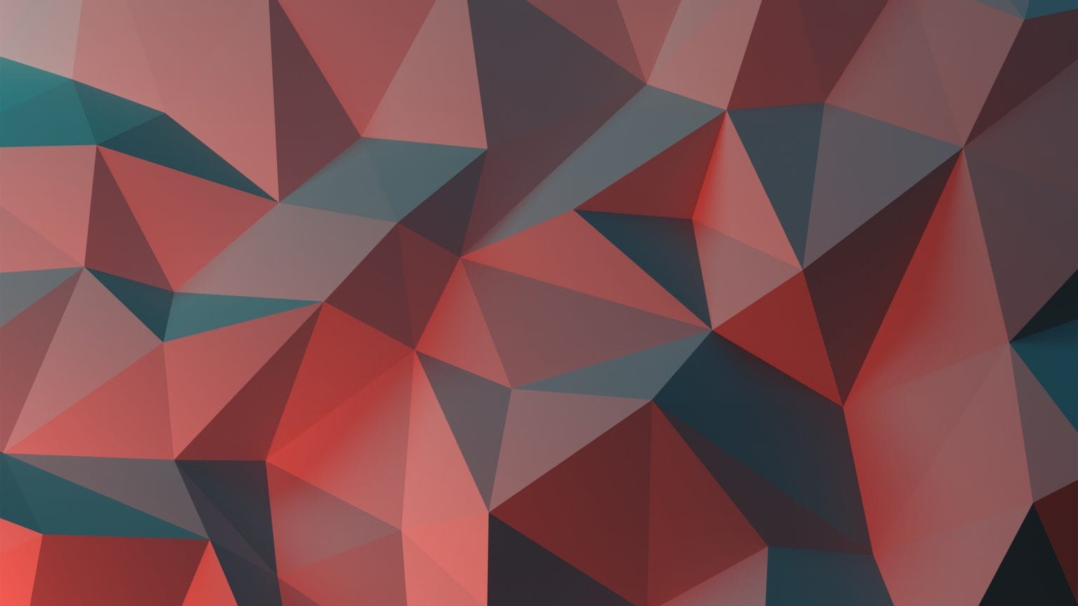 Poligoni astratti rosso e blu, 1536x864 HD, Desktop