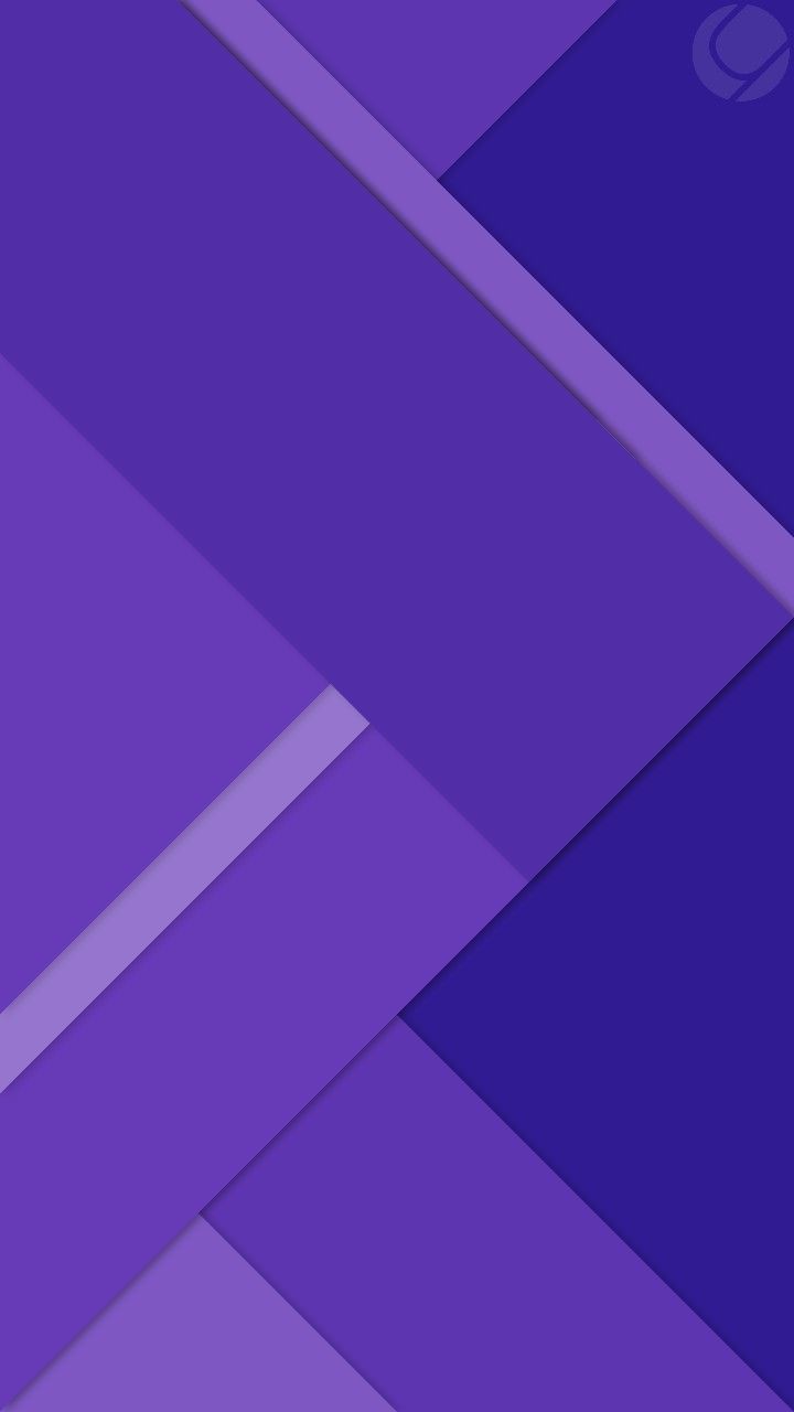 Forme geometriche viola blu, 720x1280 Verticale, OnePlus