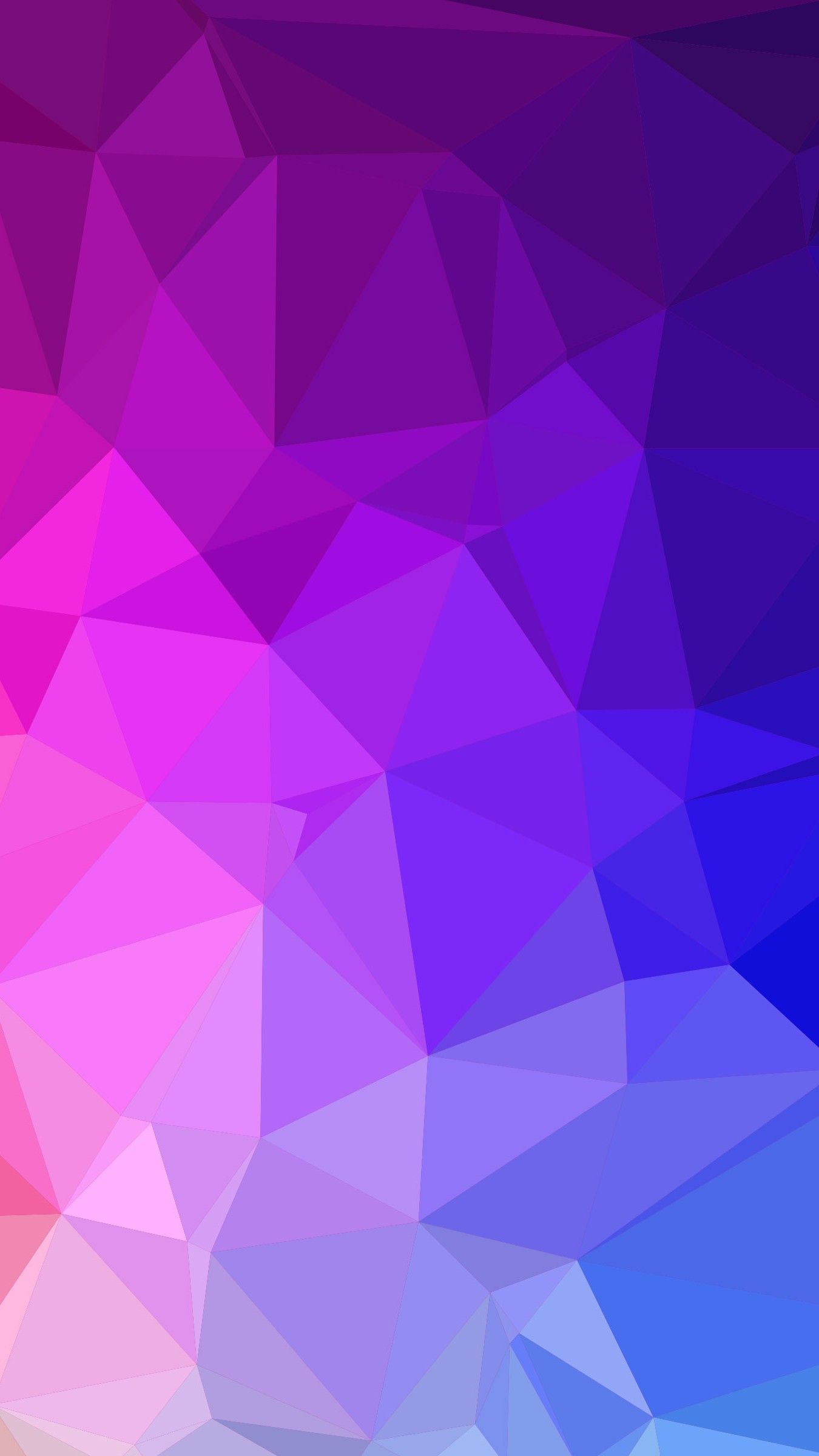 Poligoni astratti viola rosa, 1350x2400 Full HD Verticale, Smartphone
