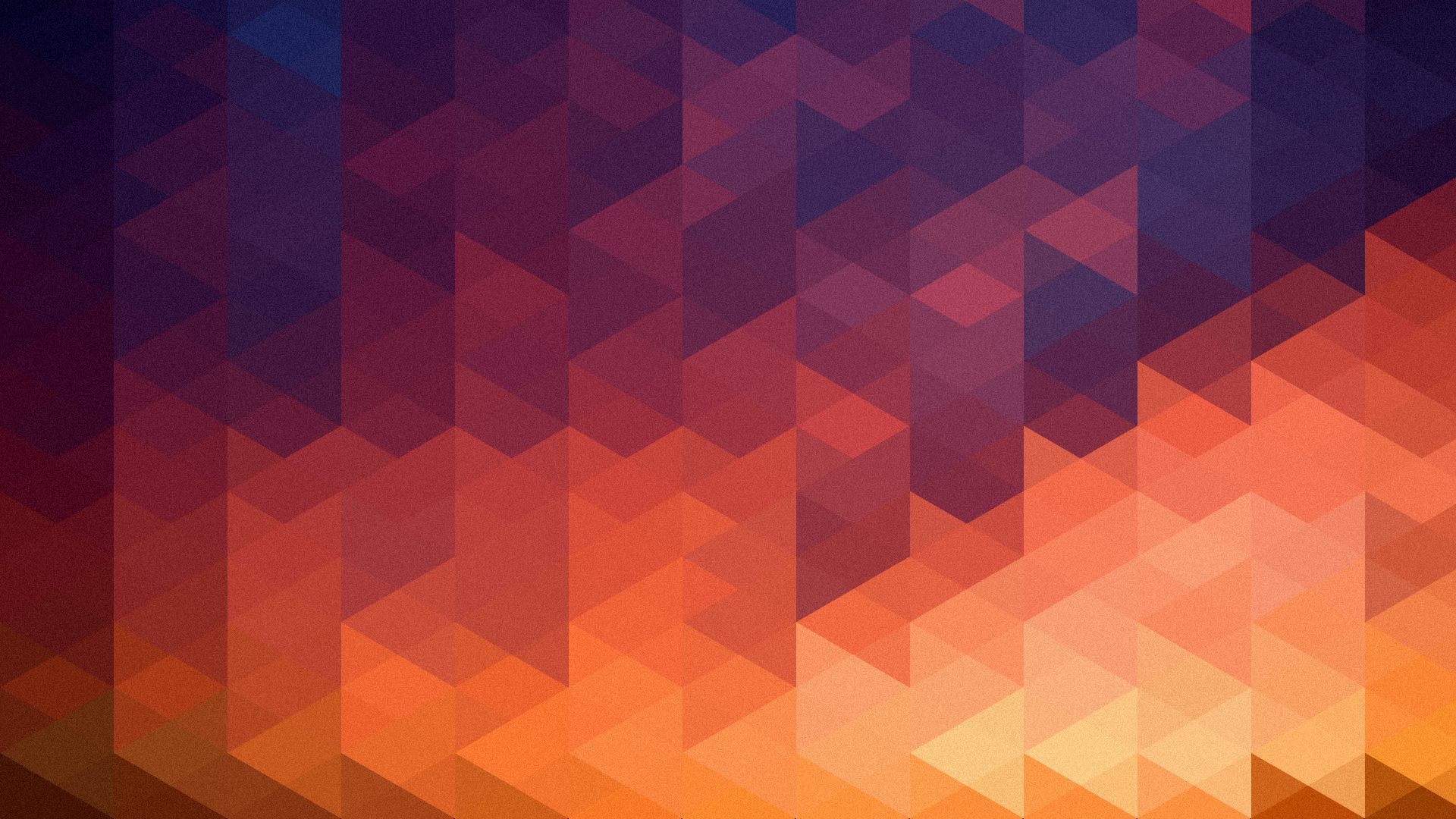 Motivo geometrico triangoli arancione viola, 1920x1080 1080p, PC Desktop