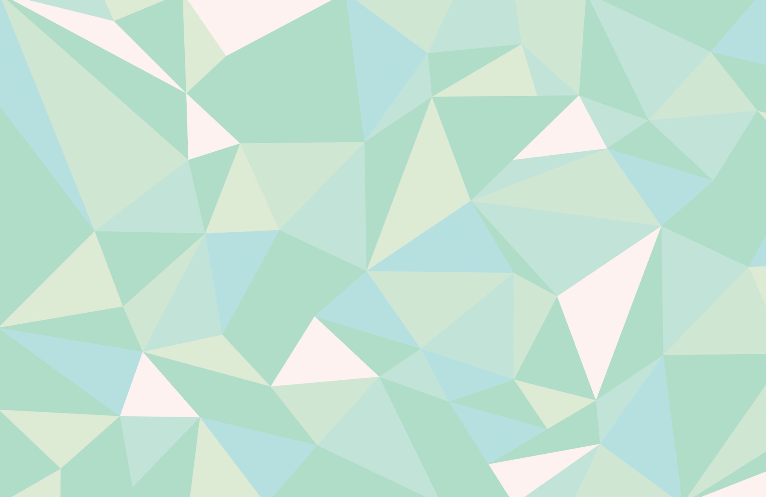 Poligoni verde menta, 2560x1661 2K, PC