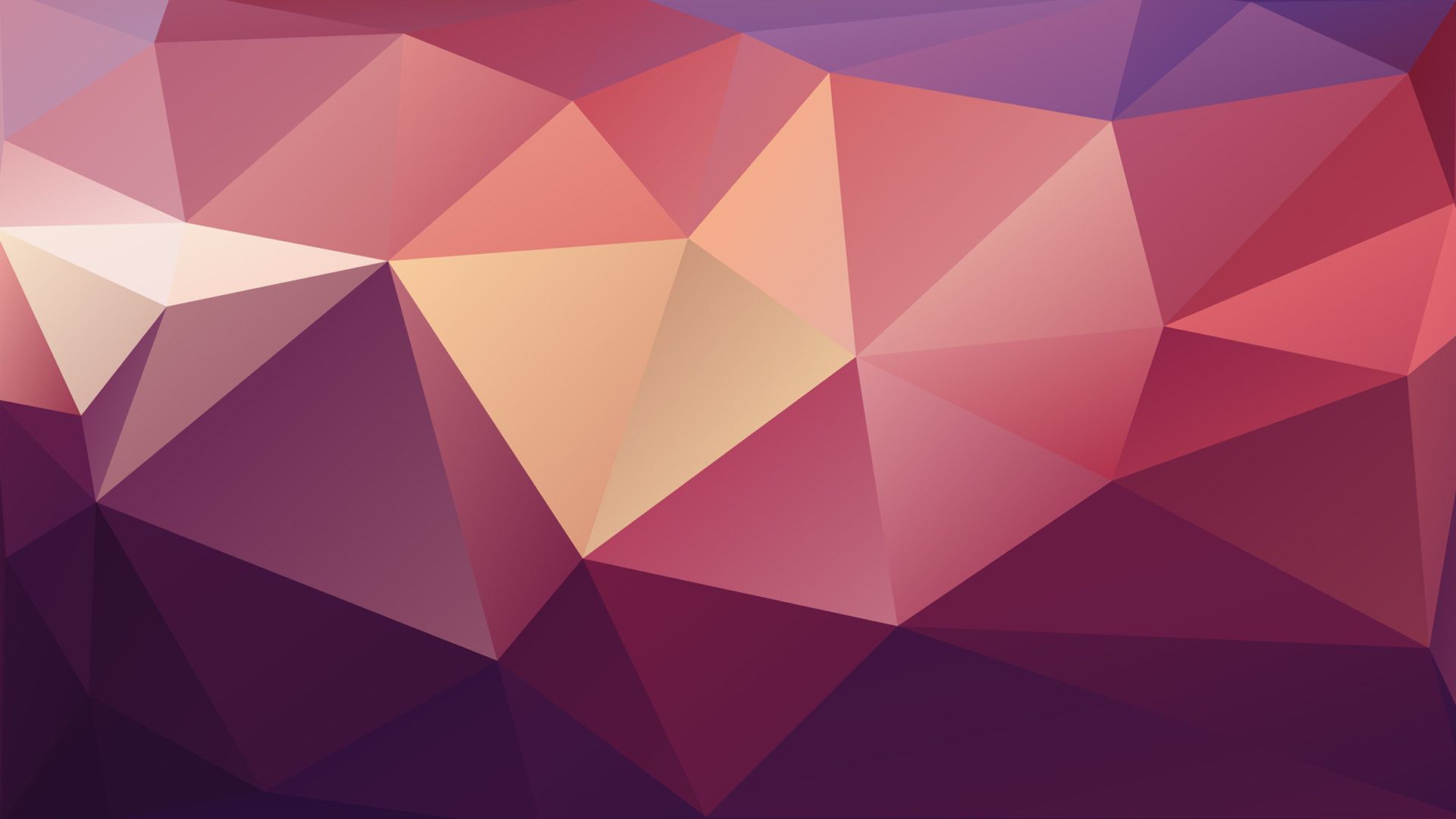 Poligoni astratti viola e rosa, 1920x1080 1080p, Laptop