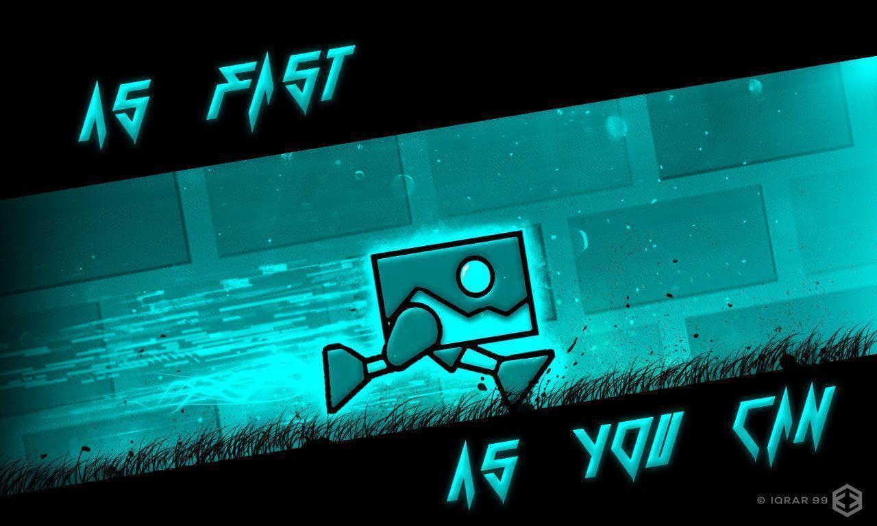Geometry Dash cubo ciano, 1280x768 HD, Desktop