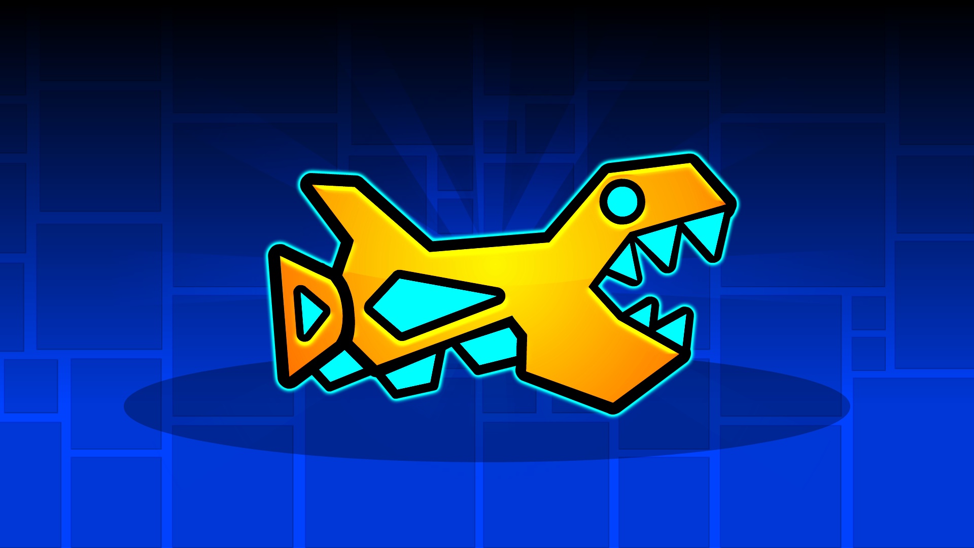 Squalo giallo Geometry Dash, 1920x1080 Full HD 1080p, Laptop