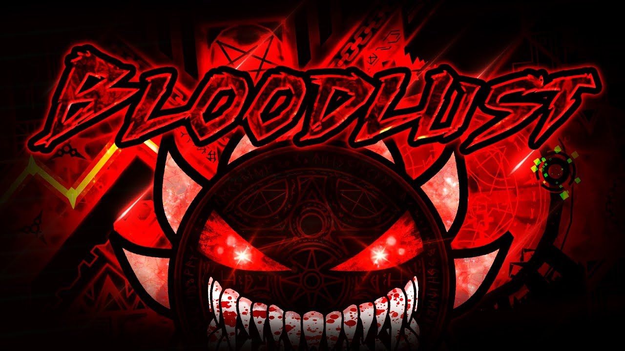 Geometry Dash Bloodlust demone rosso, 1280x720 HD, Desktop