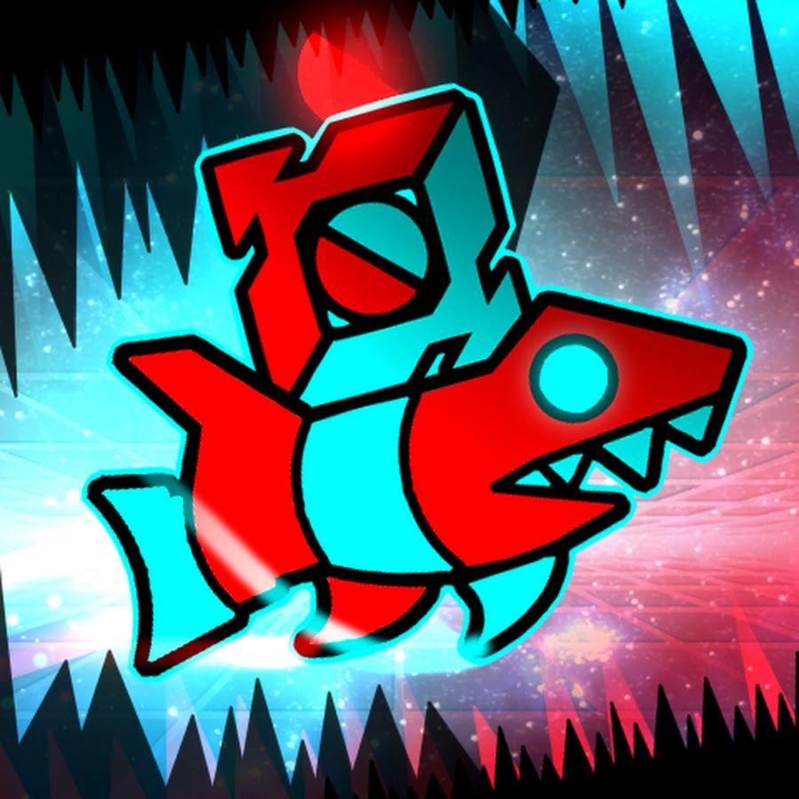 Squalo geometrico rosso ciano, 900x900 HD, PC