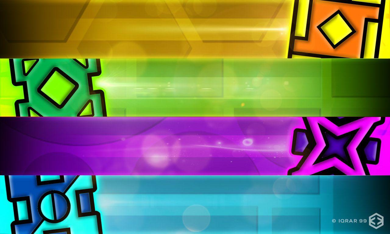 Geometry Dash bande colorate geometriche, 1280x768 HD, Notebook Gaming