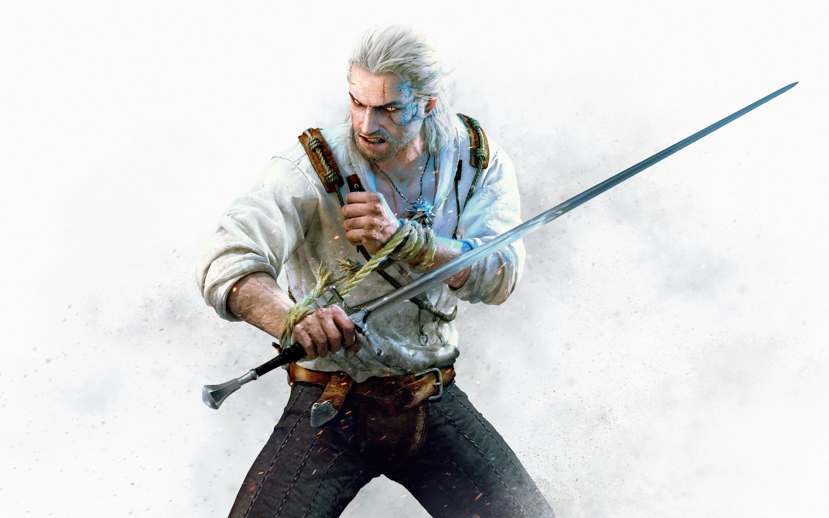 Geralt di Rivia con spada, 2880x1800 WQXGA, MacBook Pro