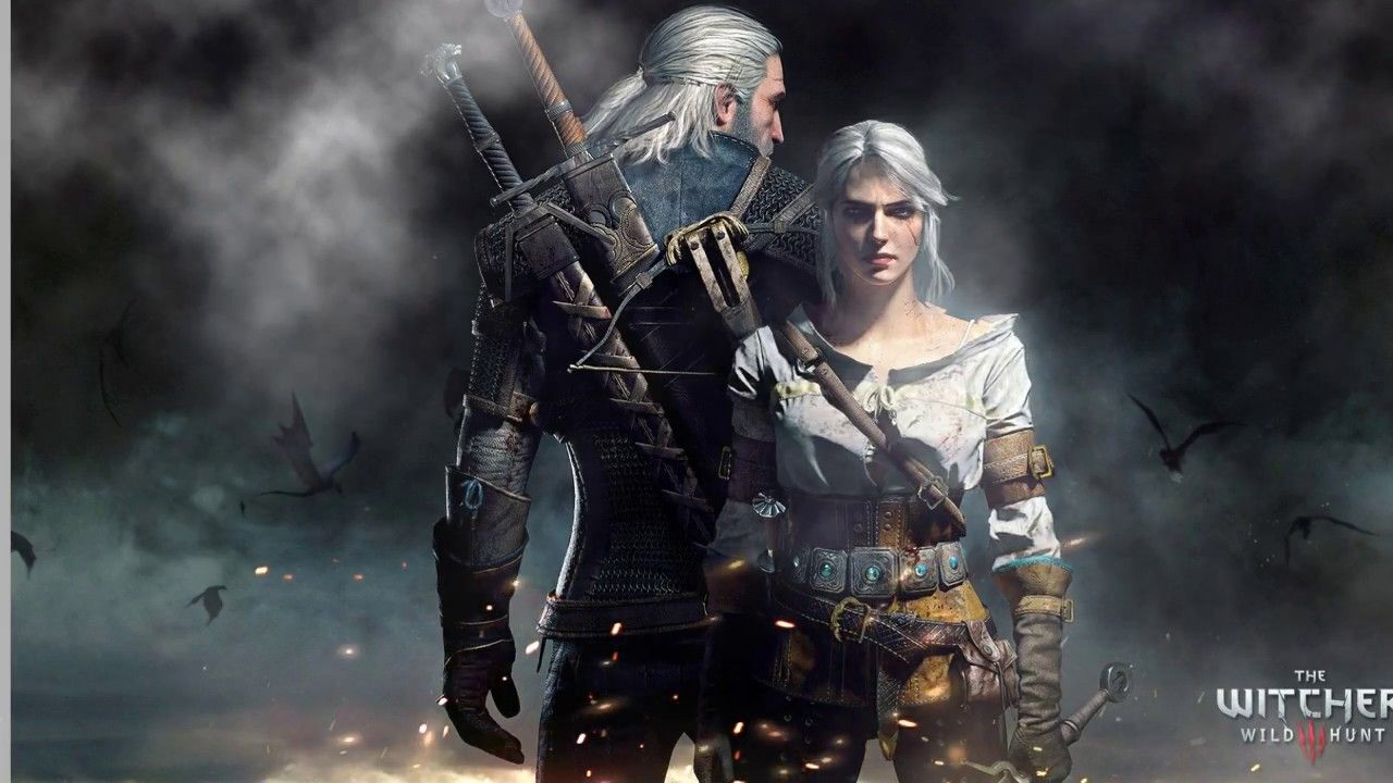 Geralt e Ciri, The Witcher 3, 1280x720 720p, Laptop