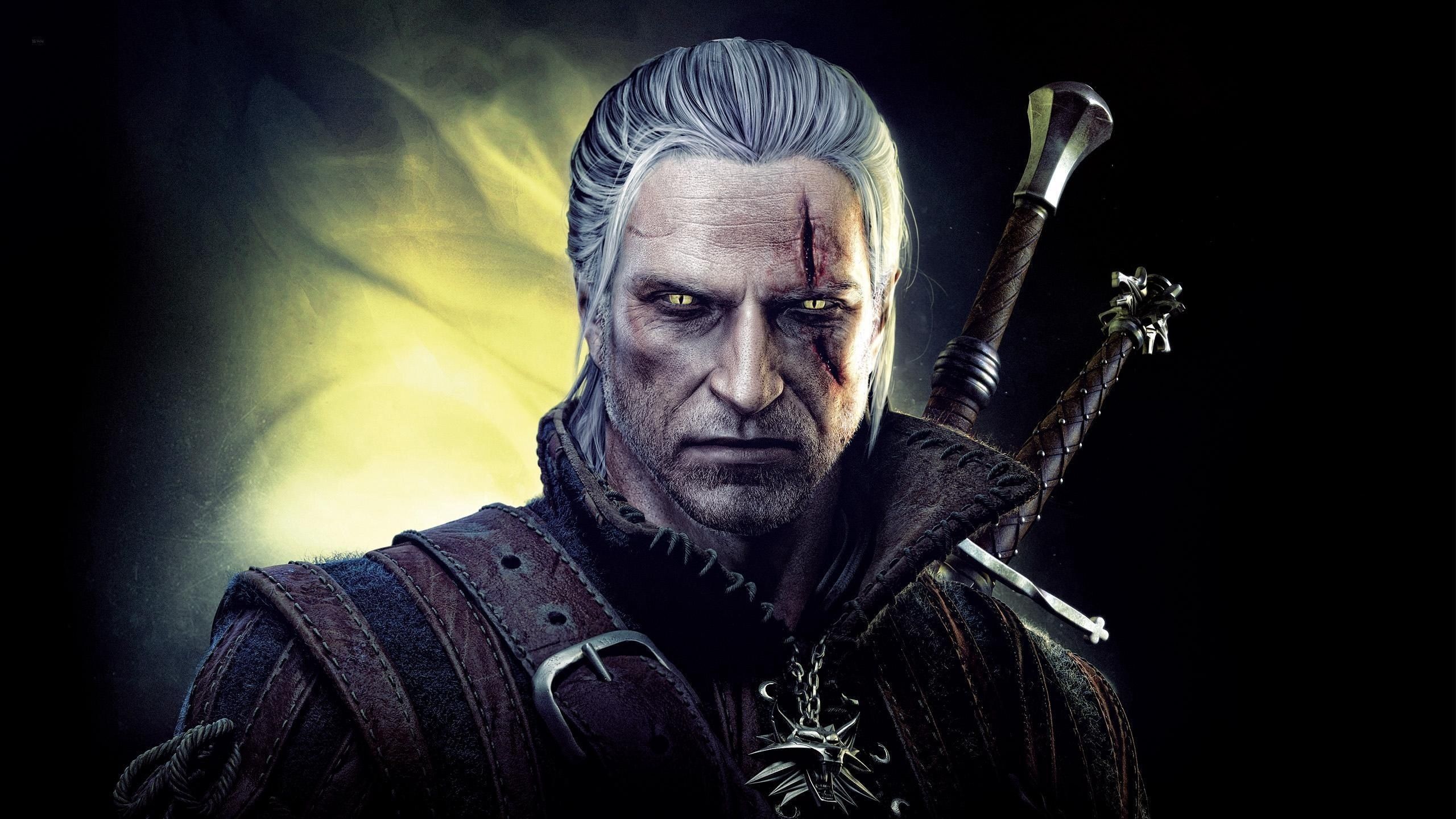 Geralt di Rivia, The Witcher, 2560x1440 QHD, Monitor Gaming